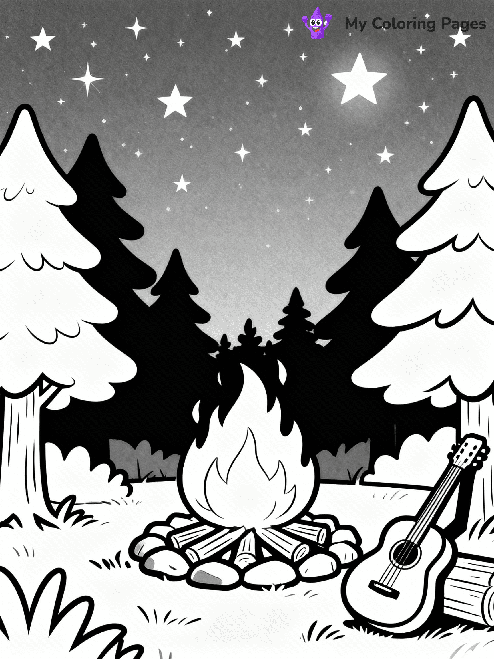 Camping Coloring Pages - 13