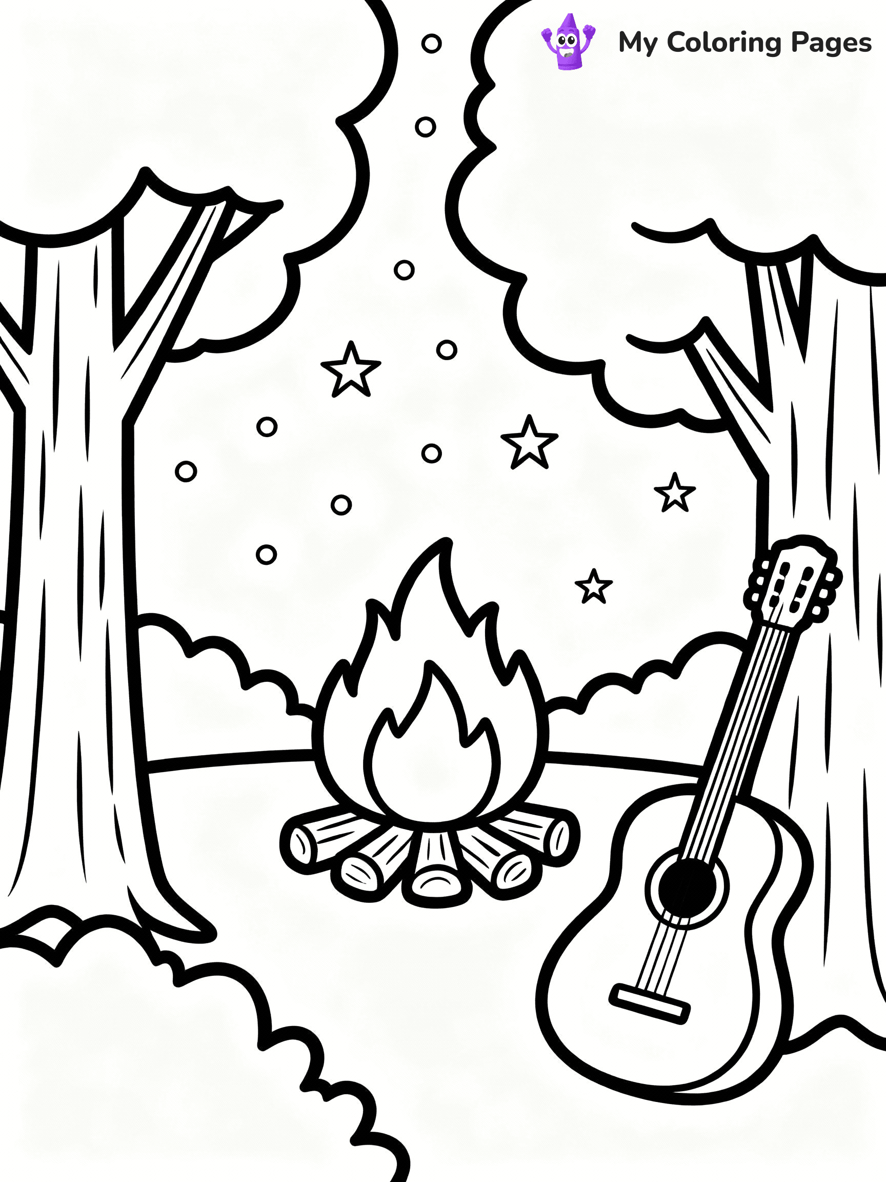 Camping Coloring Pages - 11