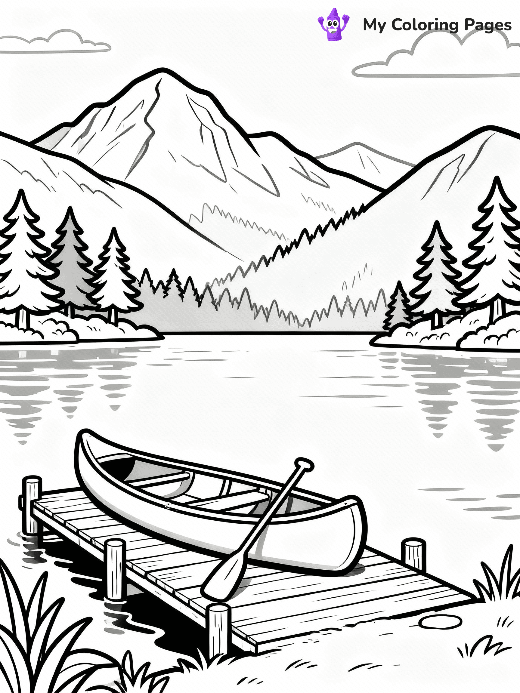 Camping Coloring Pages - 7