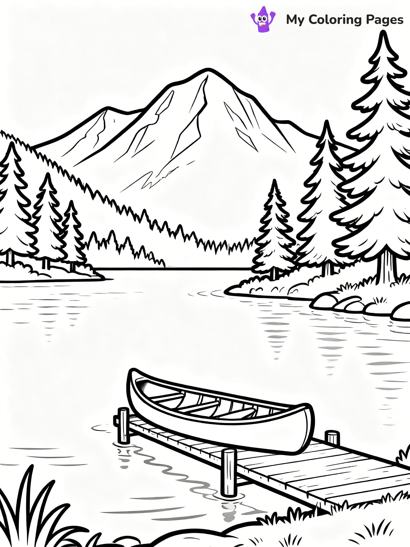 Camping Coloring Pages - 6