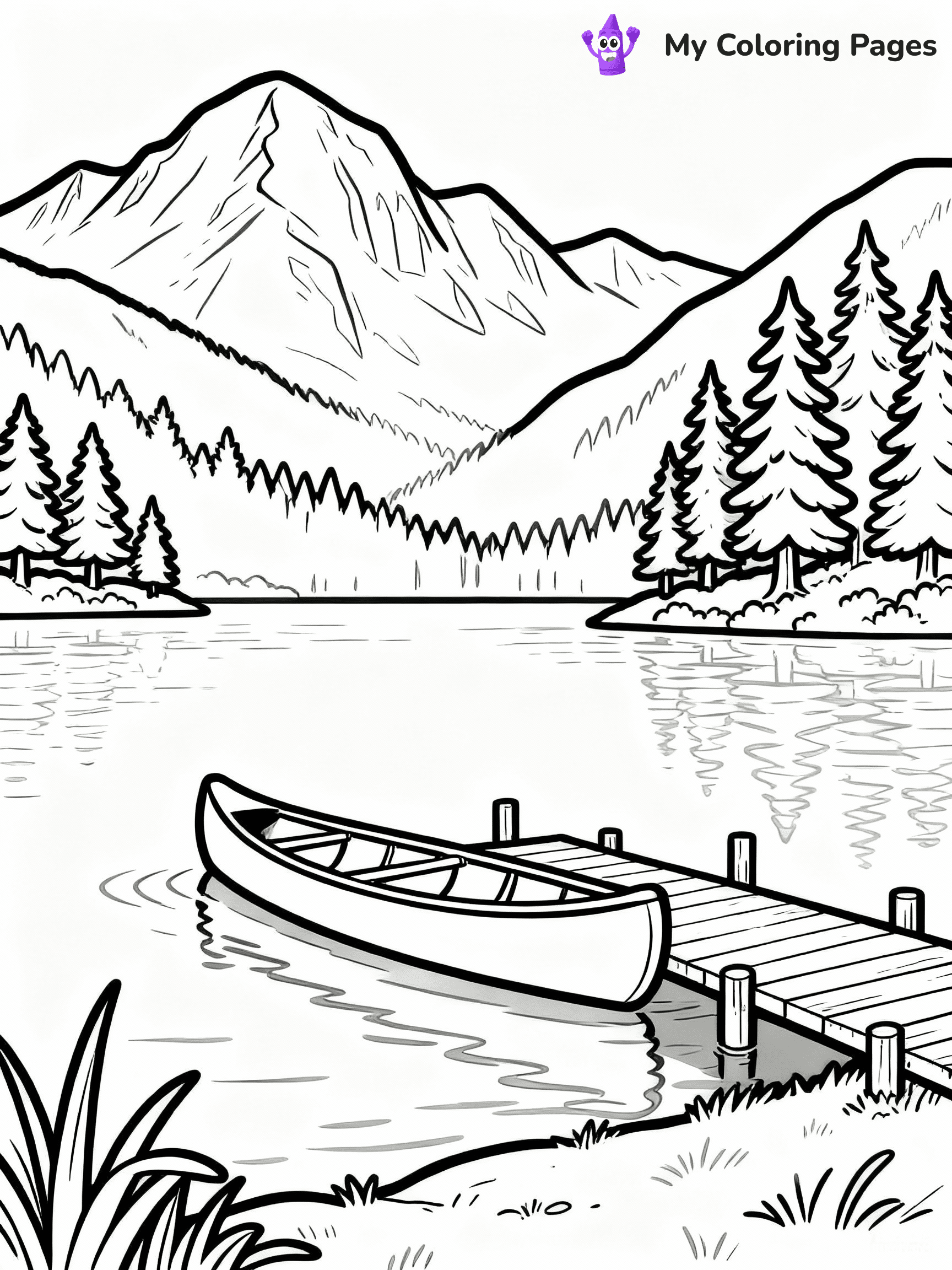 Camping Coloring Pages - 3