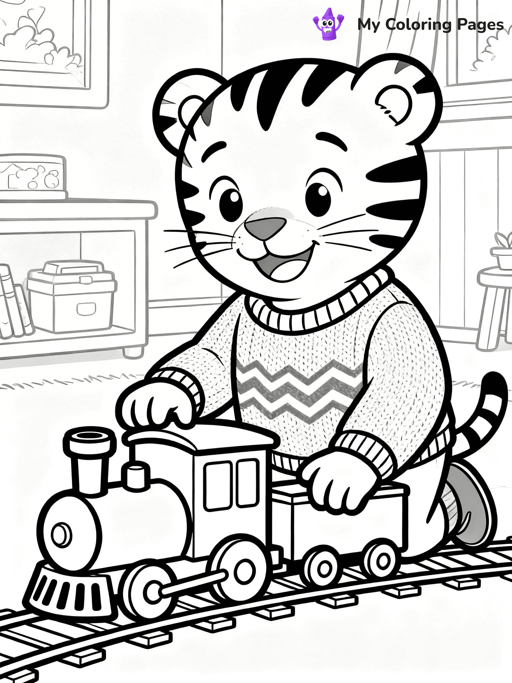 Daniel Tiger Coloring Pages - 4