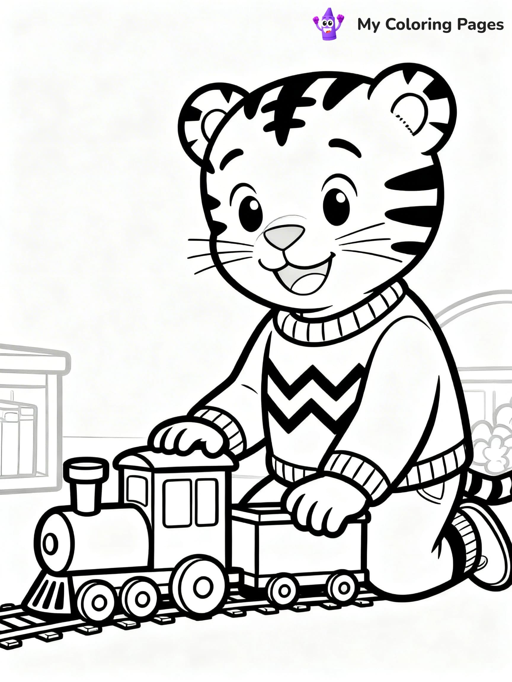 Daniel Tiger Coloring Pages - 3