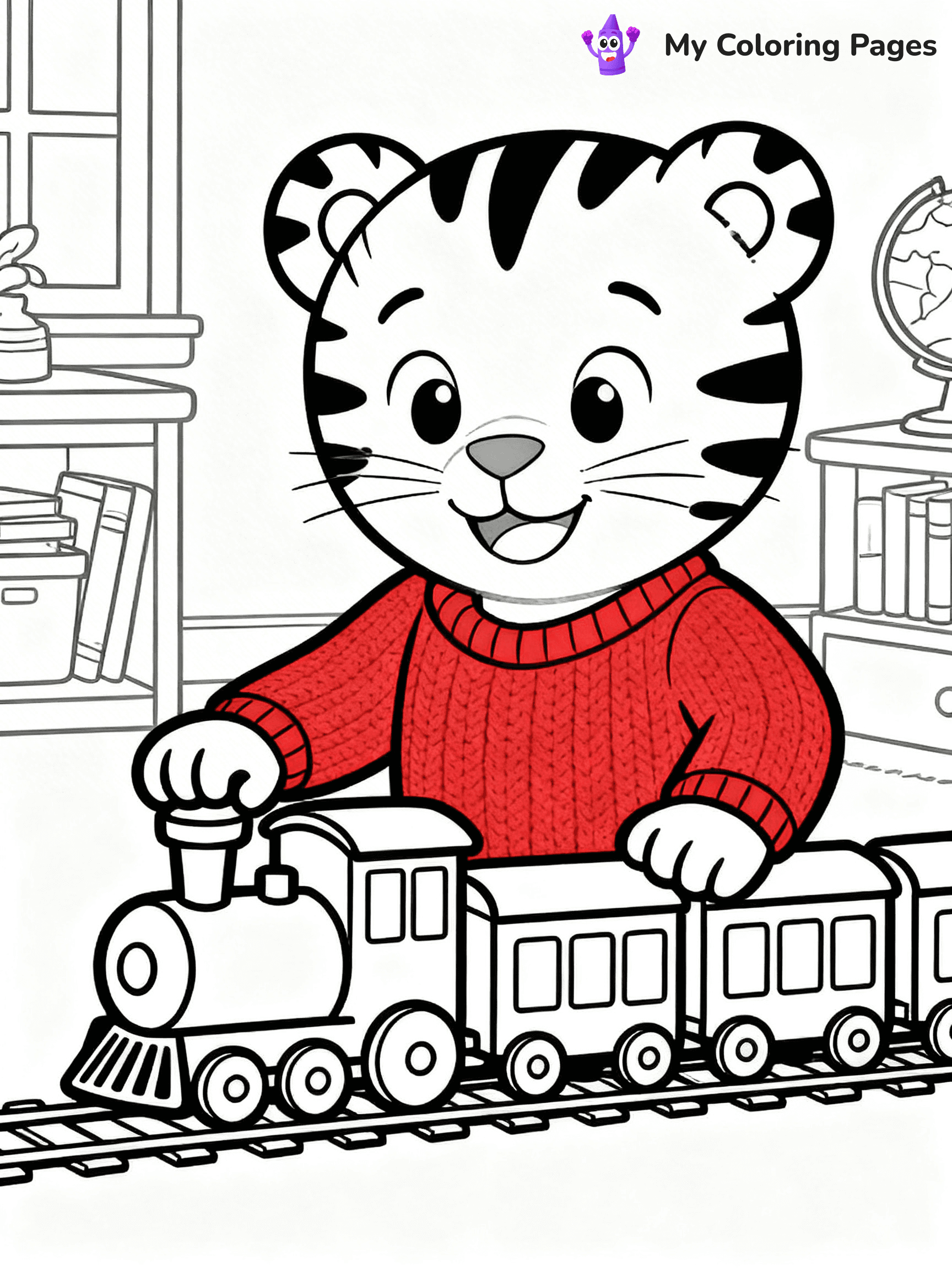 Daniel Tiger Coloring Pages - 2