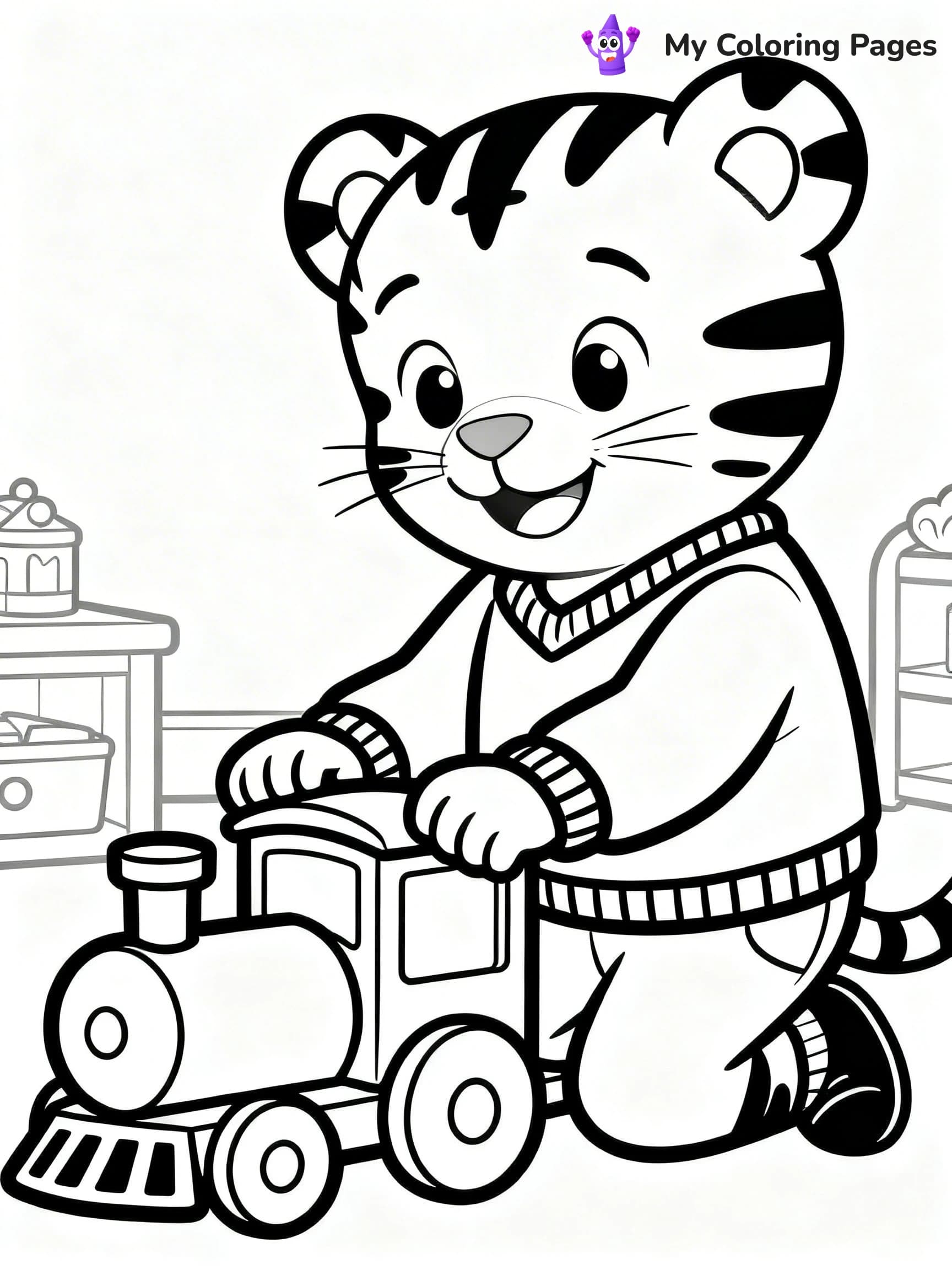 Daniel Tiger Coloring Pages - 1