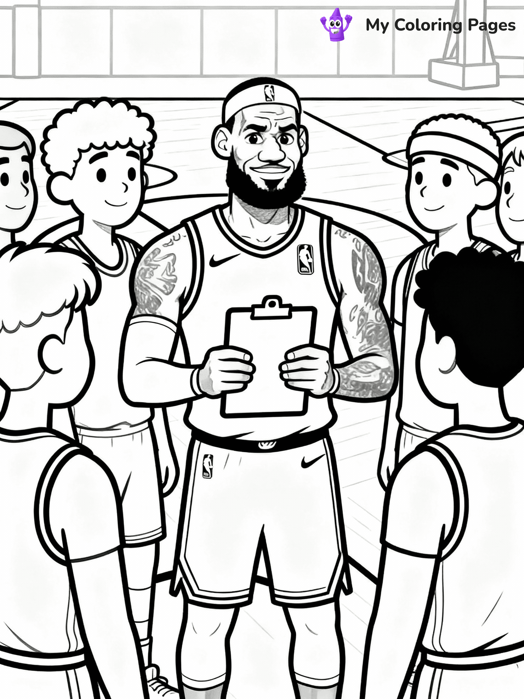 Lebron James Coloring Pages - 25