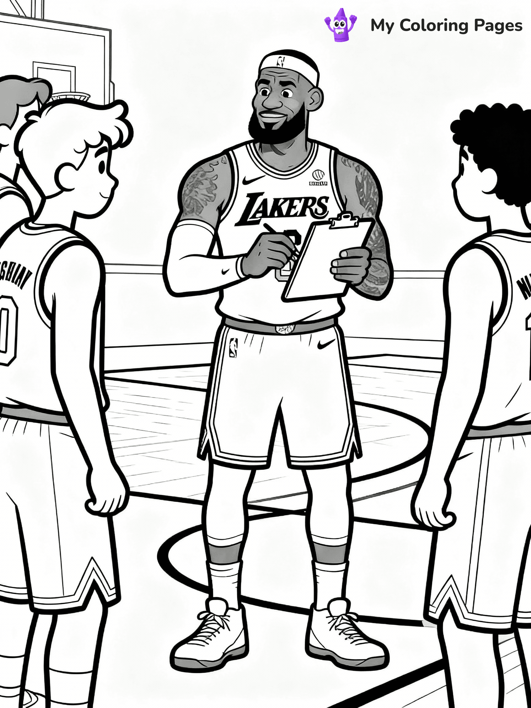 Lebron James Coloring Pages - 23