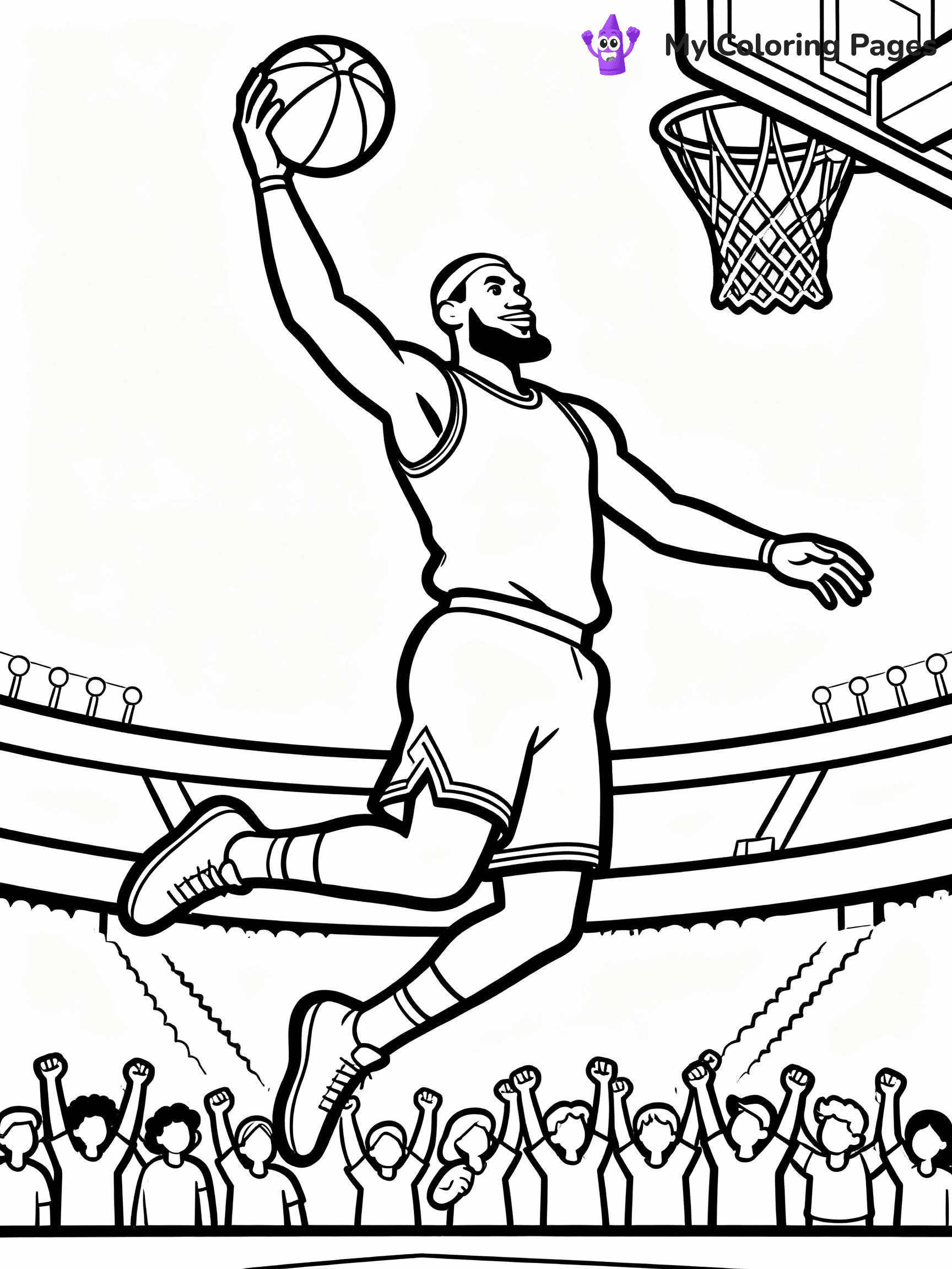 Lebron James Coloring Pages - 20