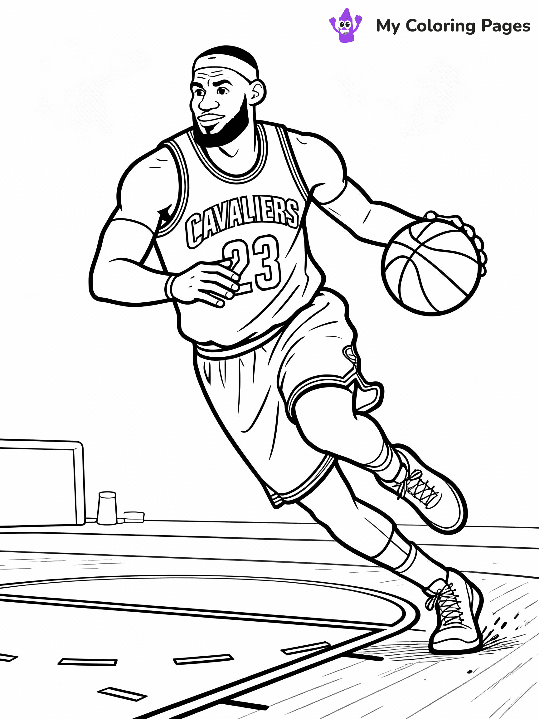 Lebron James Coloring Pages - 10