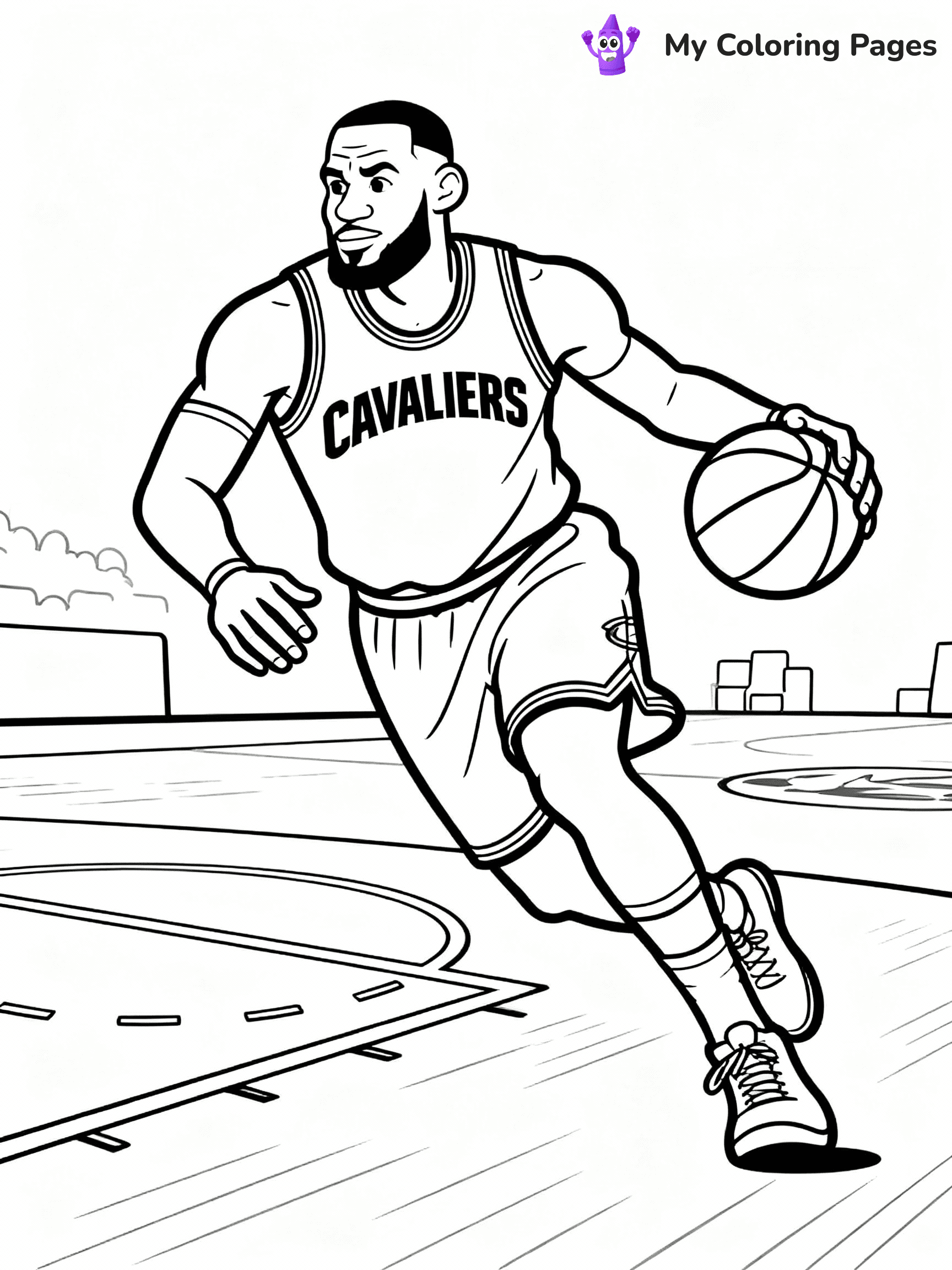 Lebron James Coloring Pages - 9