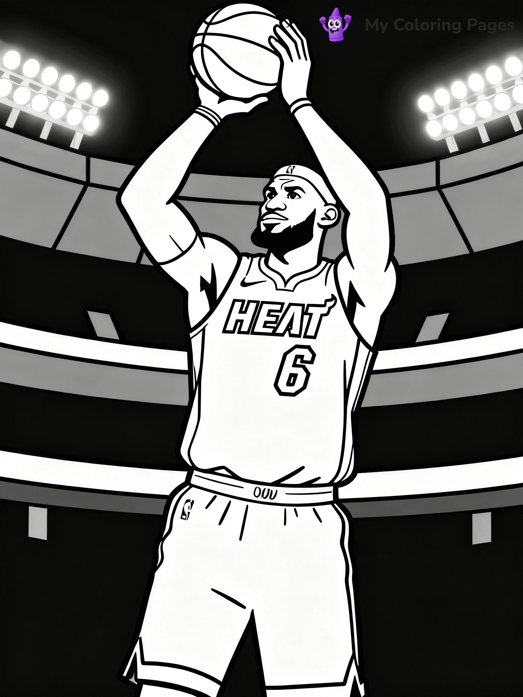 Lebron James Coloring Pages - 5