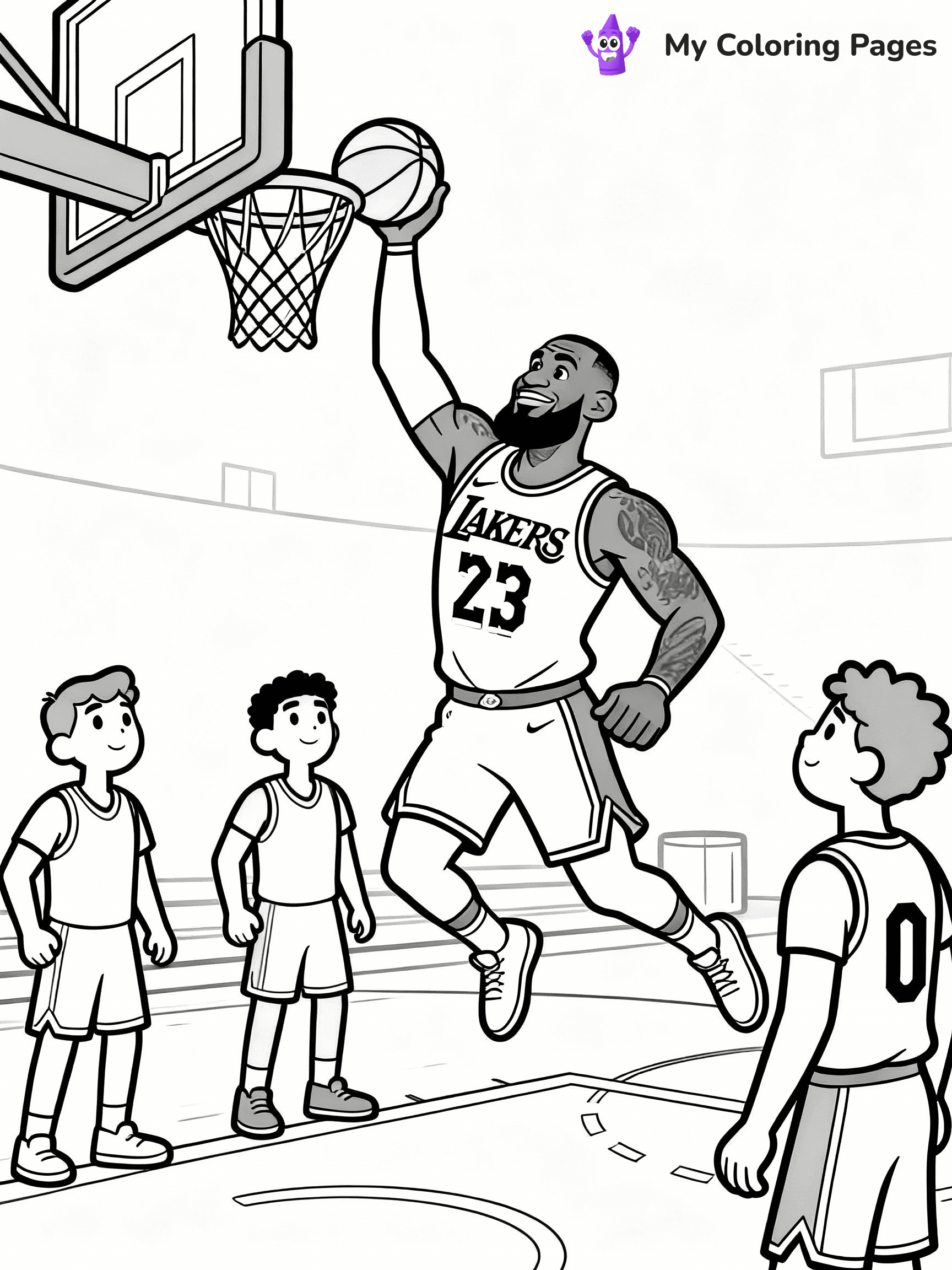 Lebron James Coloring Pages - 4