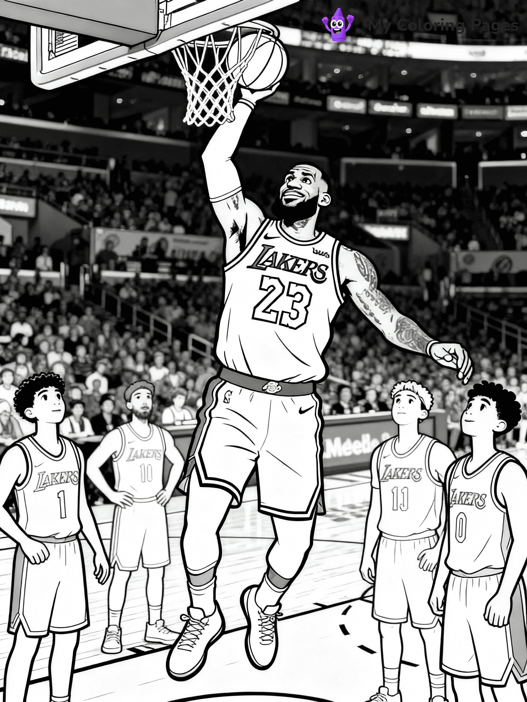 Lebron James Coloring Pages - 3