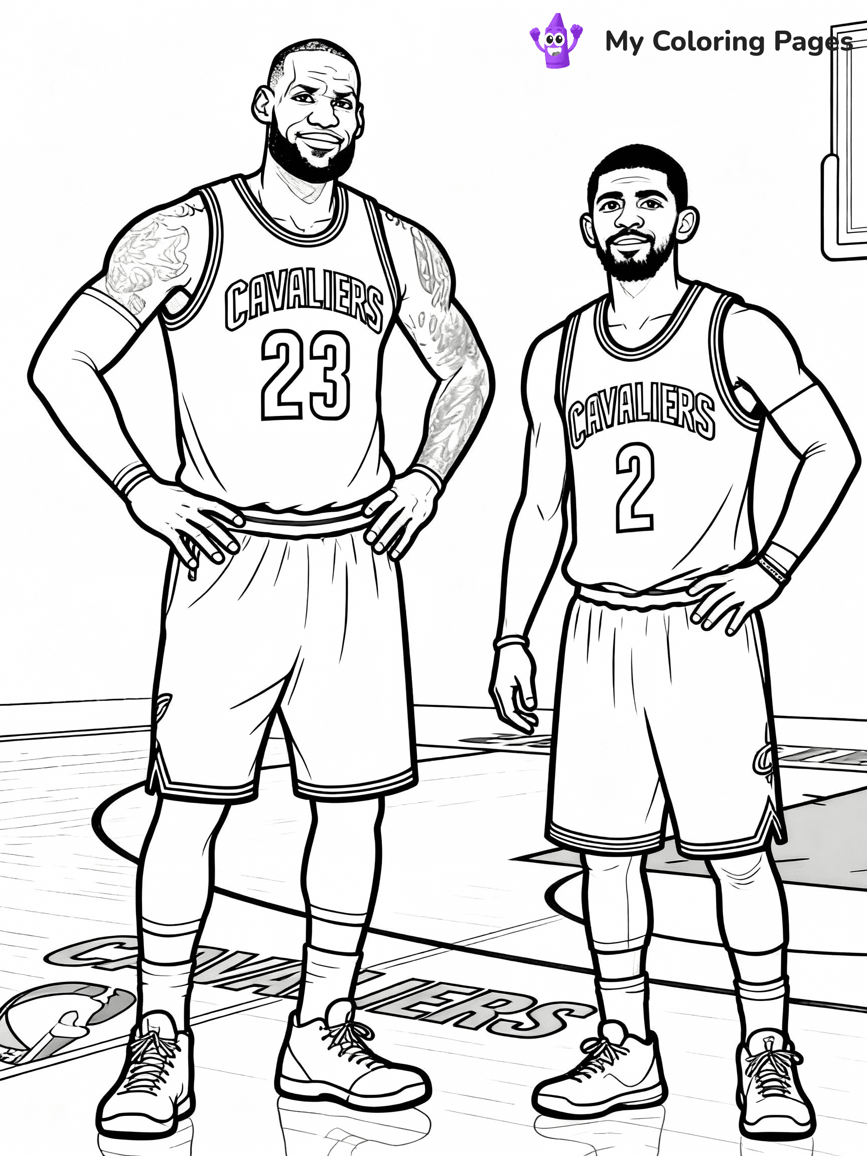 Lebron James Coloring Pages - 1