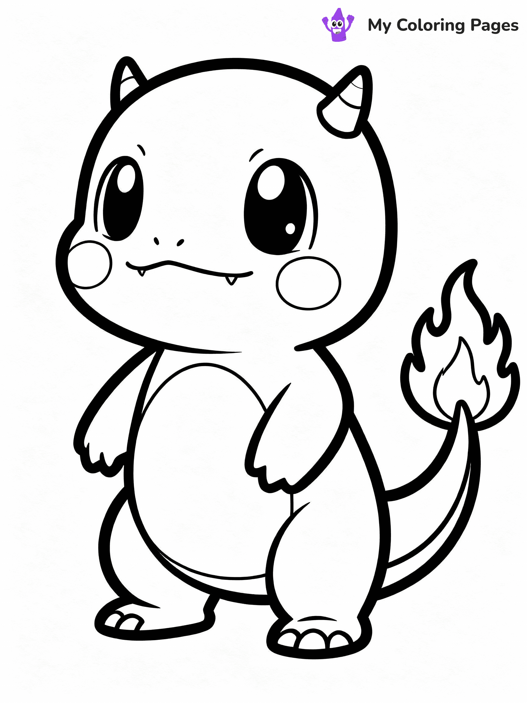 Charmander Coloring Pages - 18