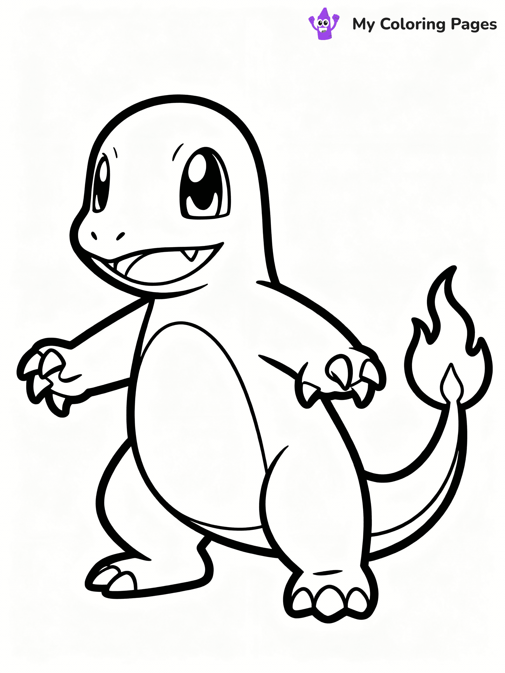 Charmander Coloring Pages - 12