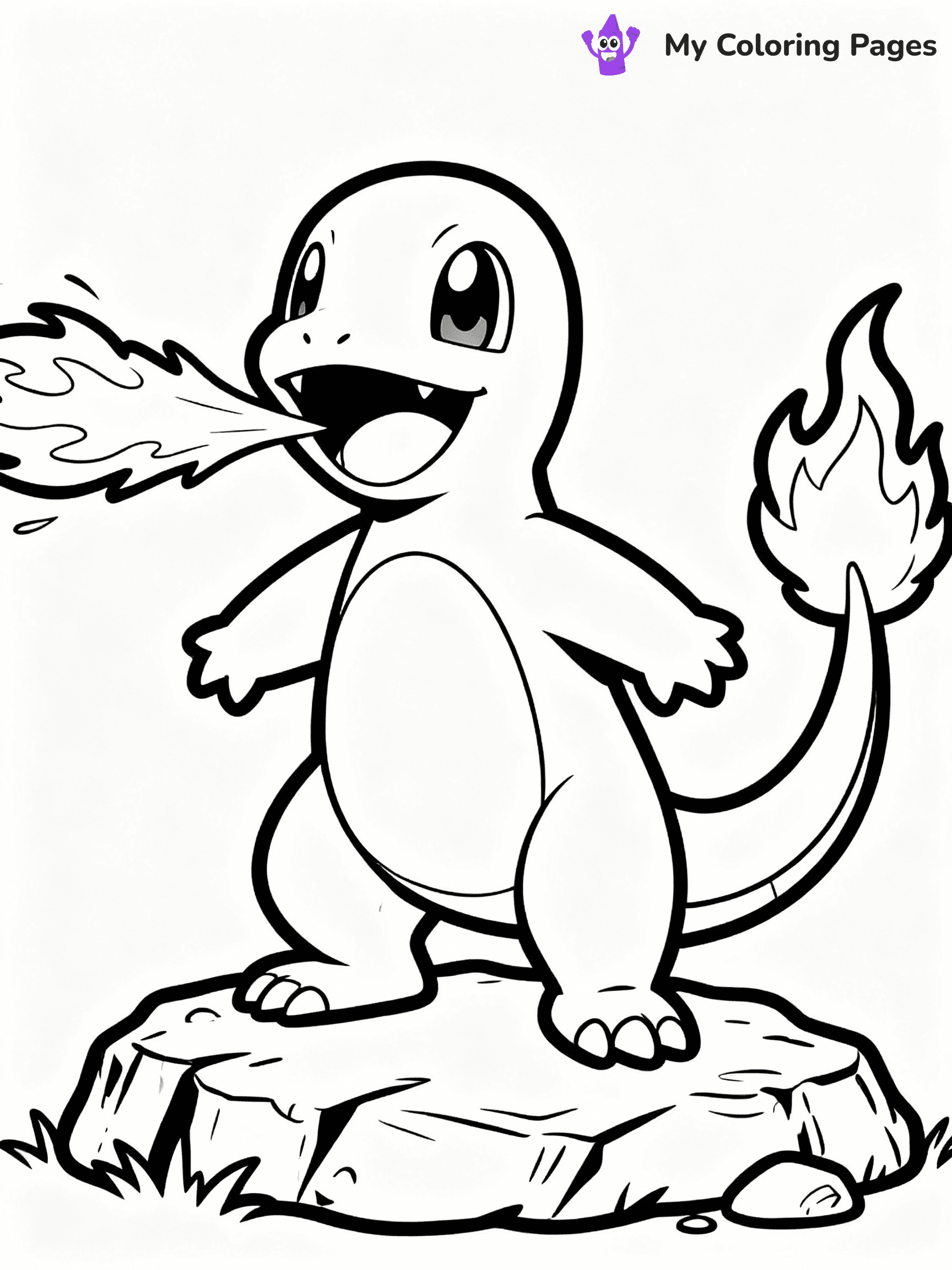 Charmander Coloring Pages - 9