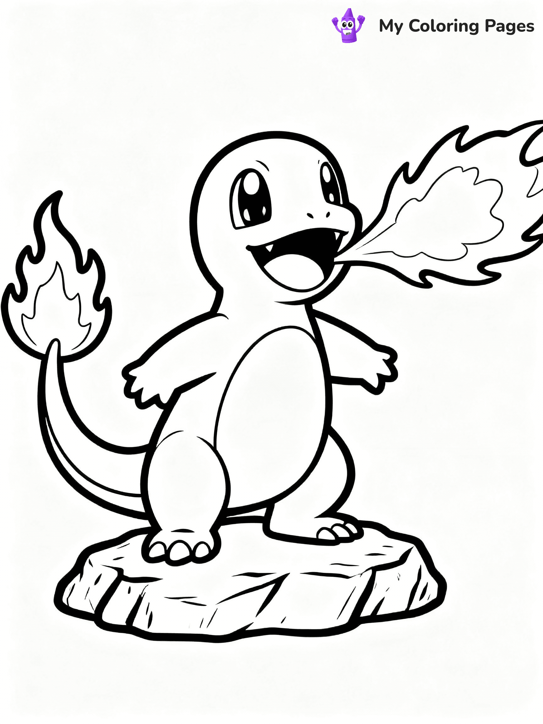 Charmander Coloring Pages - 7