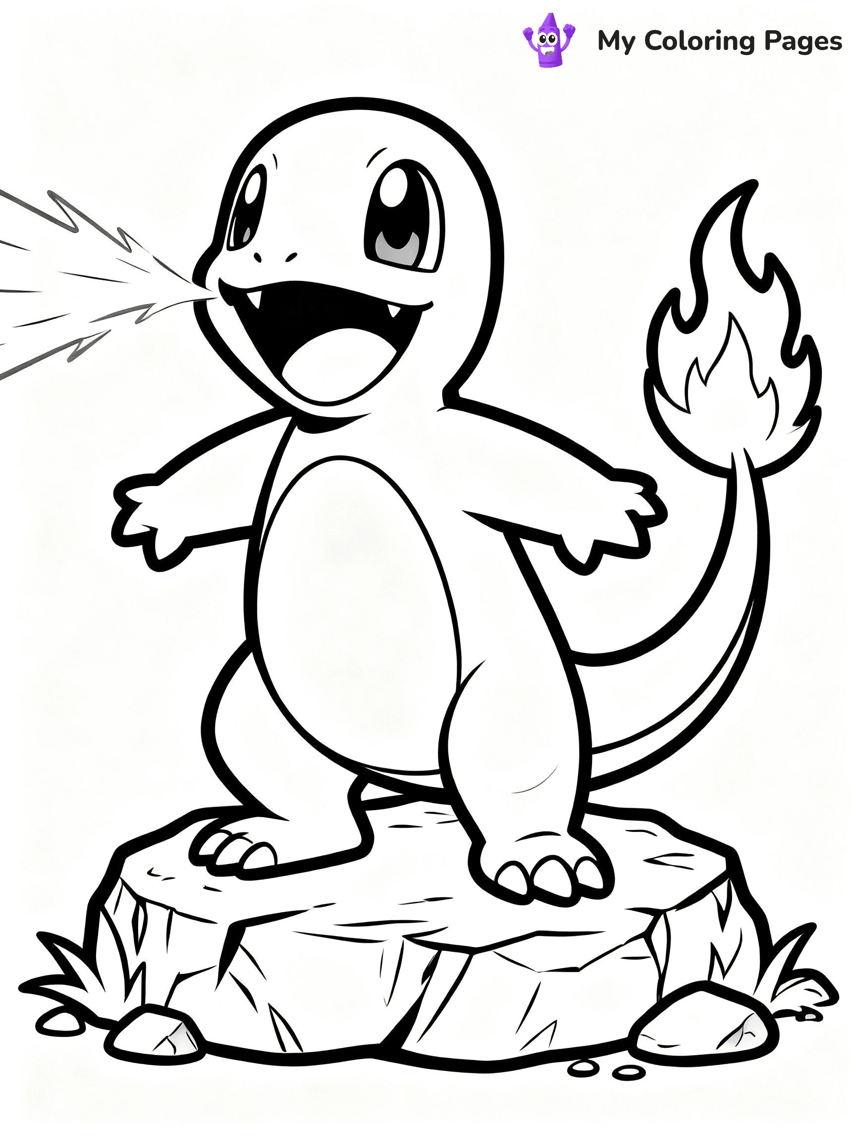 Charmander Coloring Pages - 6