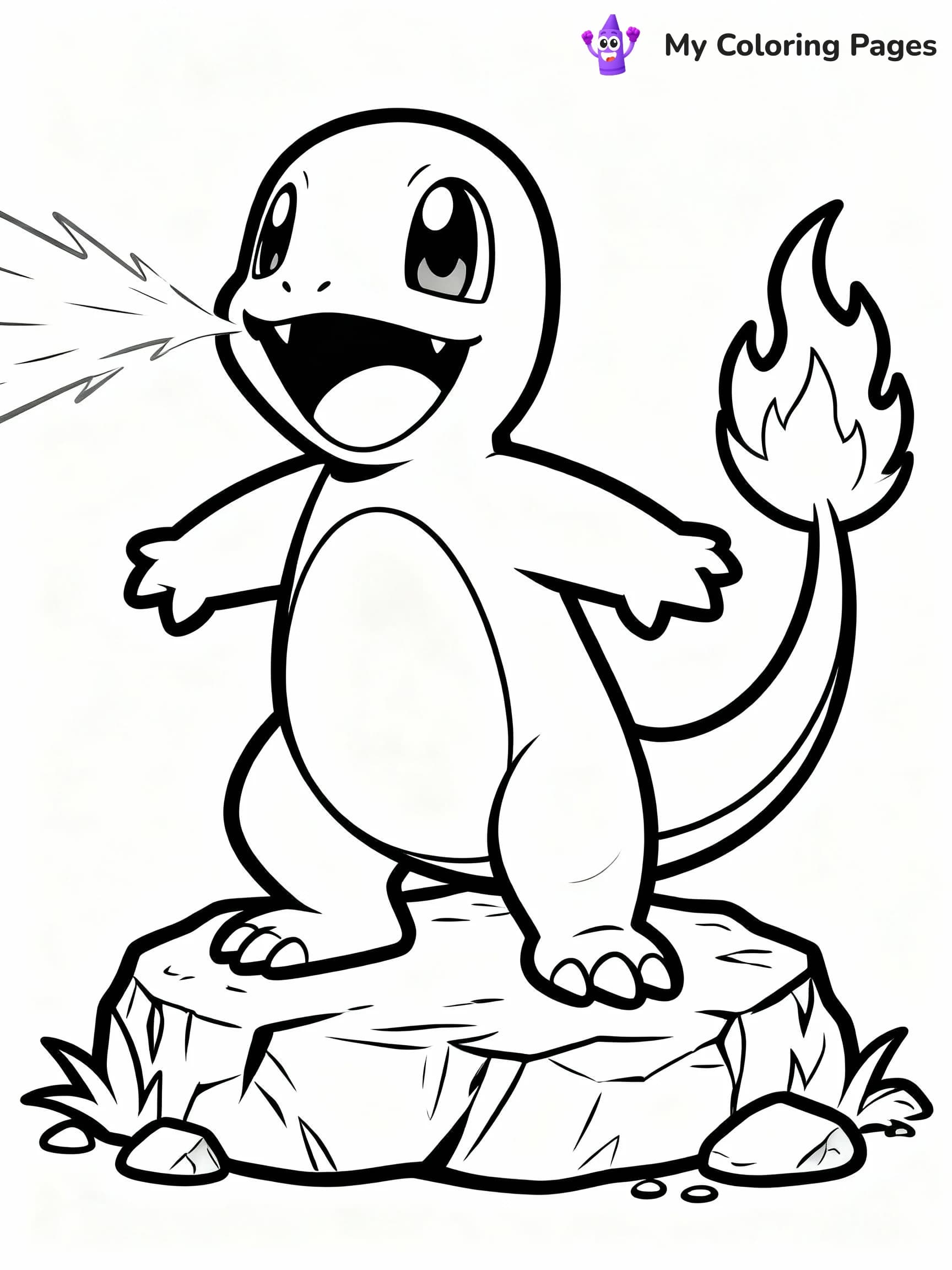Charmander Coloring Pages - 6