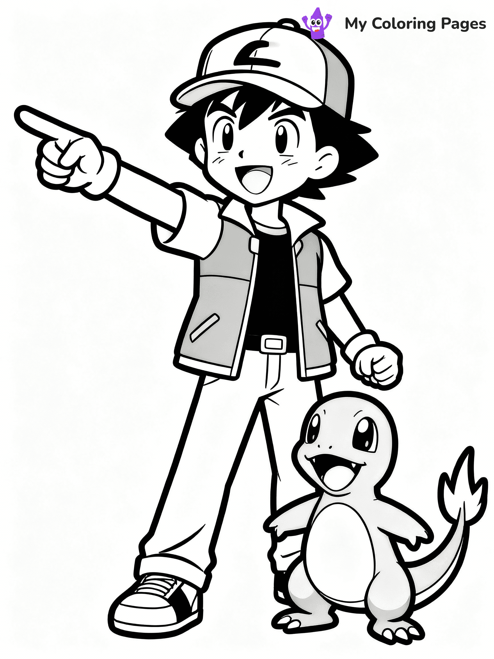 Charmander Coloring Pages - 1