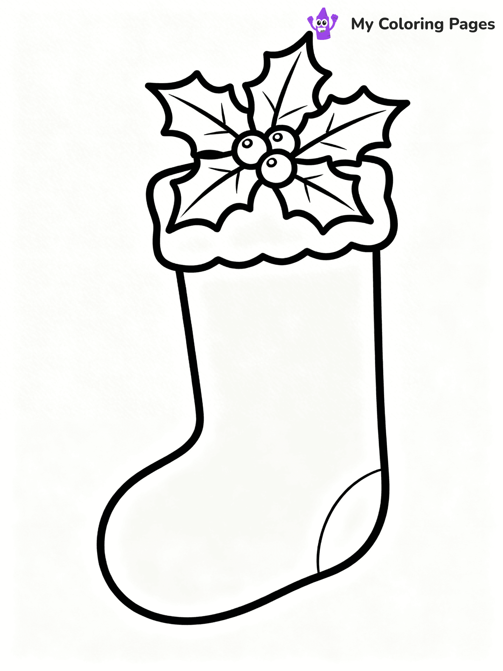 Christmas Stocking Coloring Pages - 55