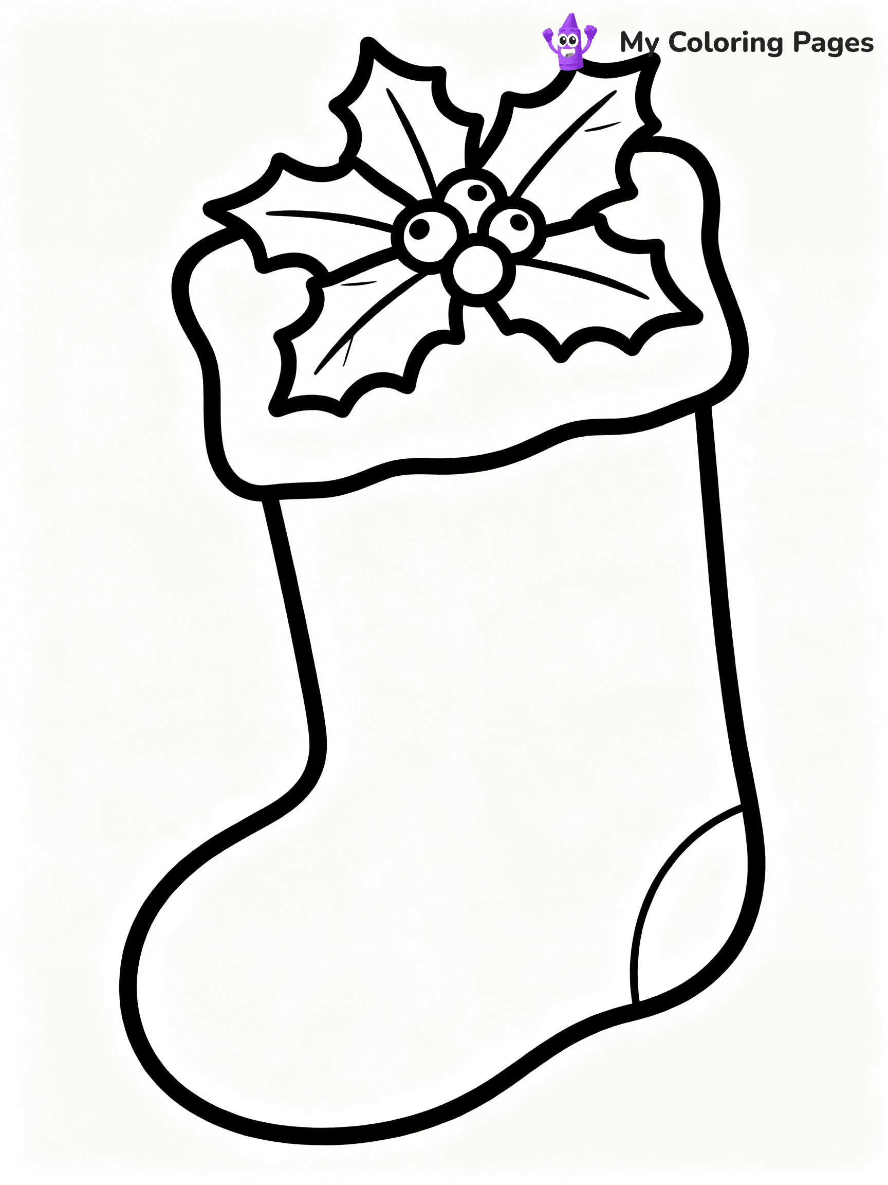 Christmas Stocking Coloring Pages - 51