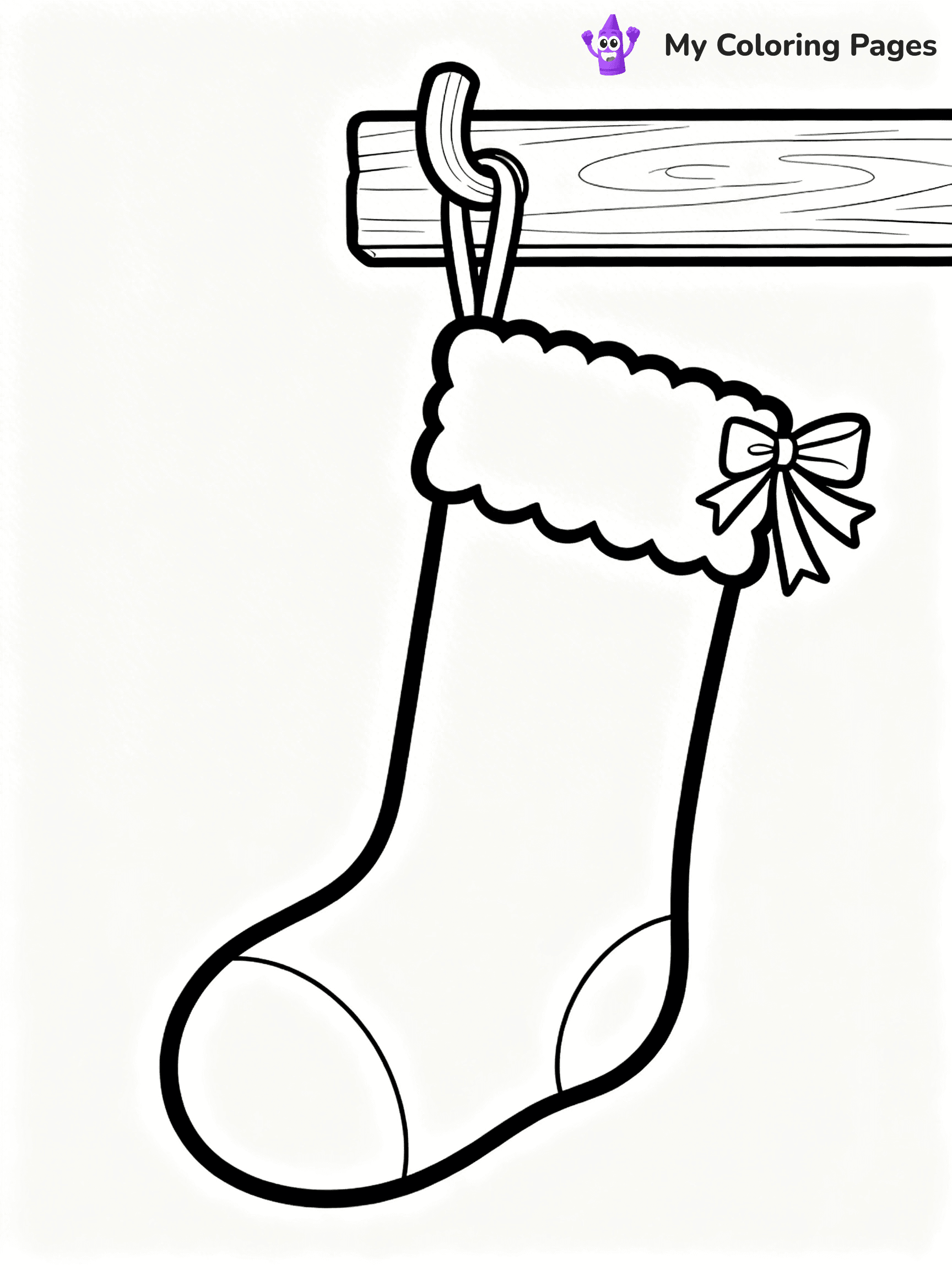 Christmas Stocking Coloring Pages - 41