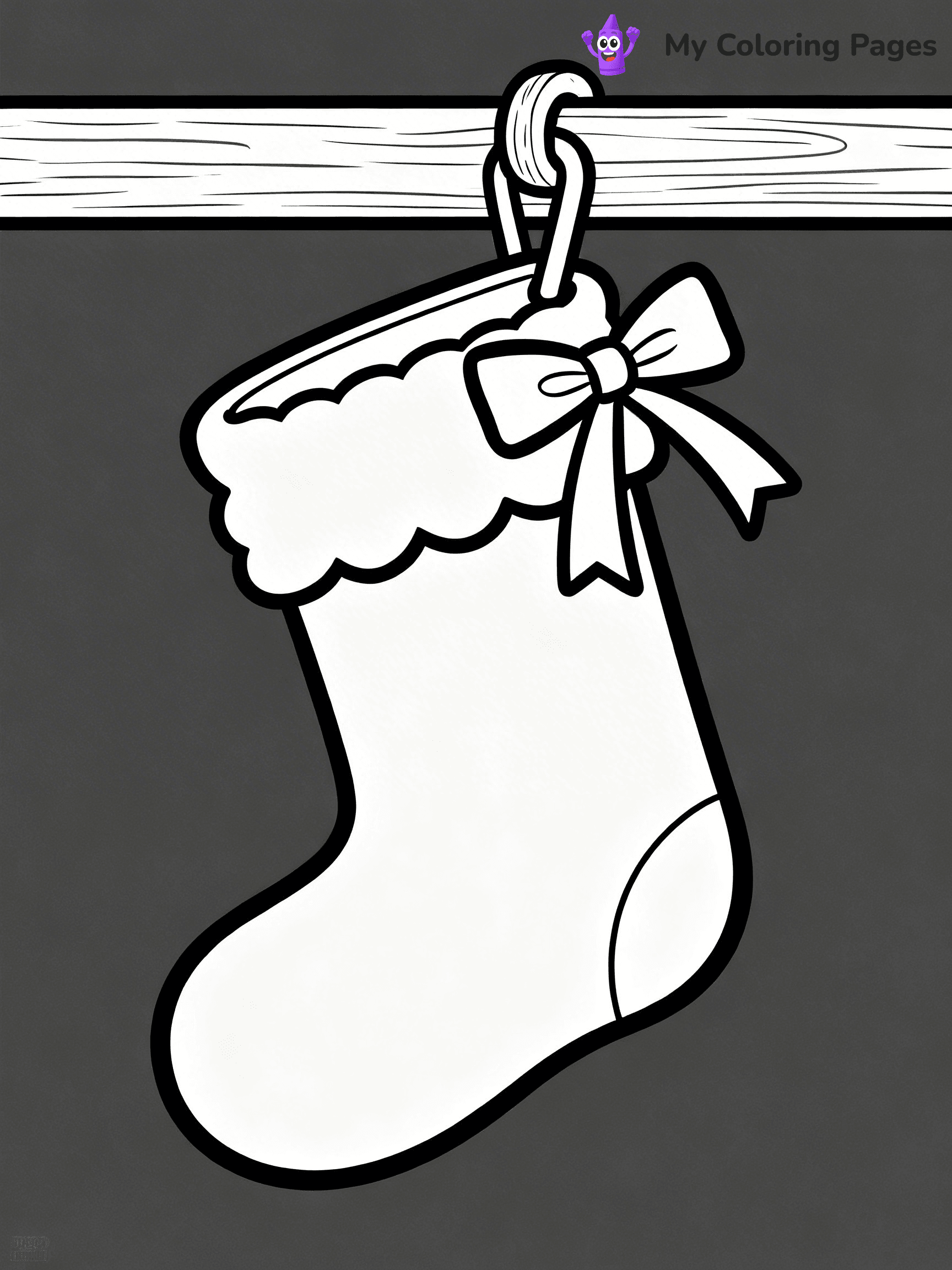 Christmas Stocking Coloring Pages - 36