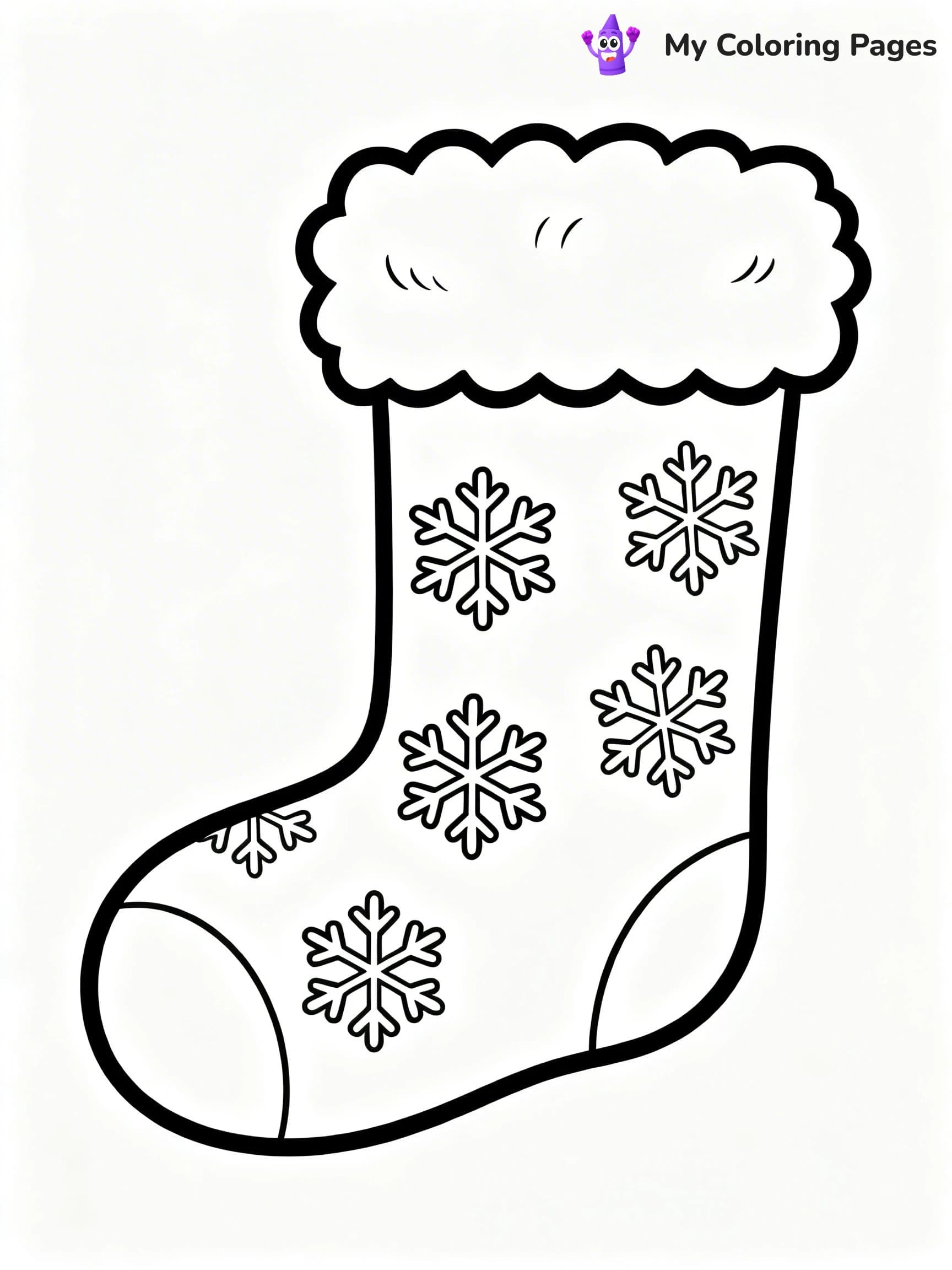 Christmas Stocking Coloring Pages - 18