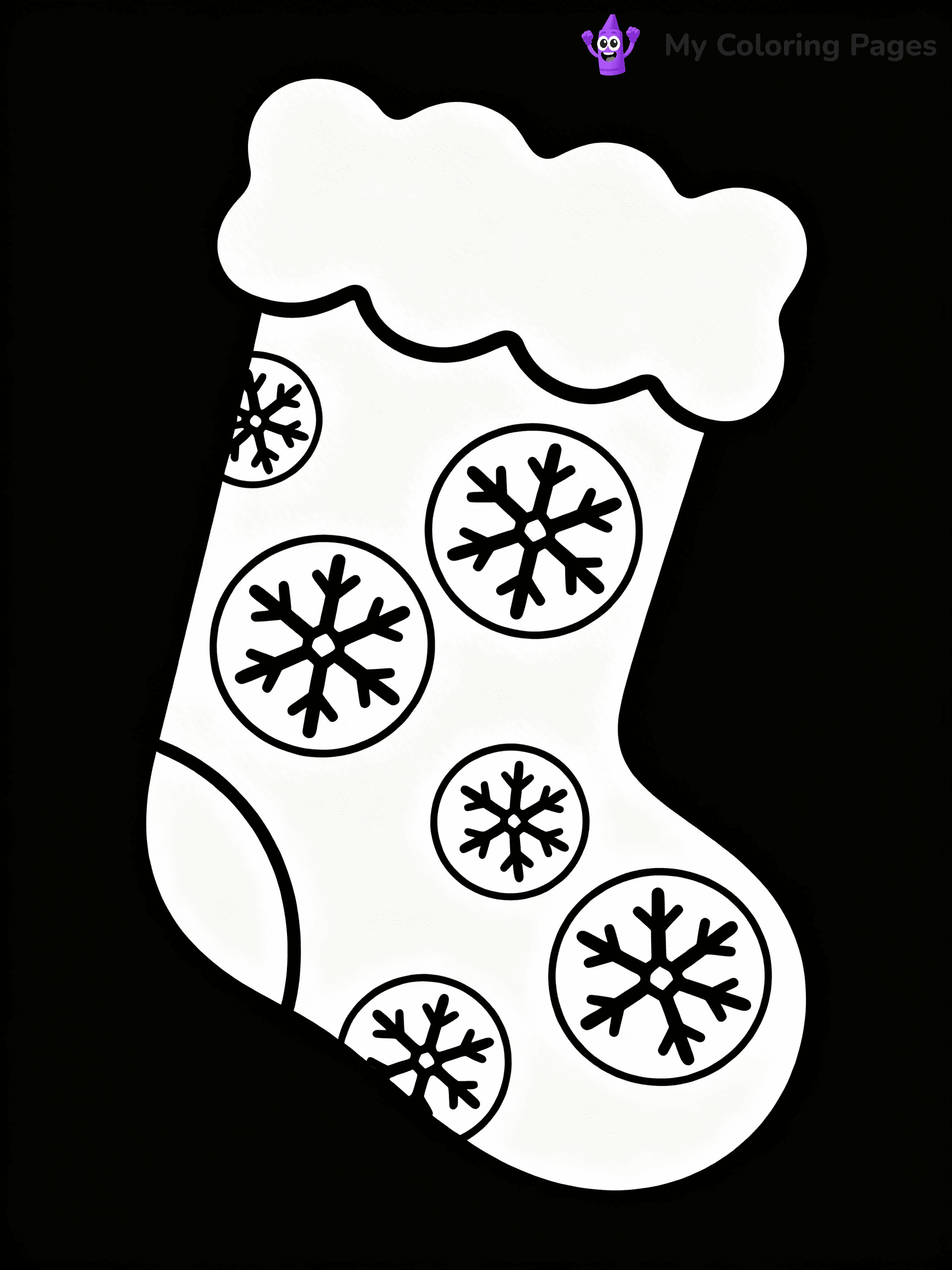 Christmas Stocking Coloring Pages - 17