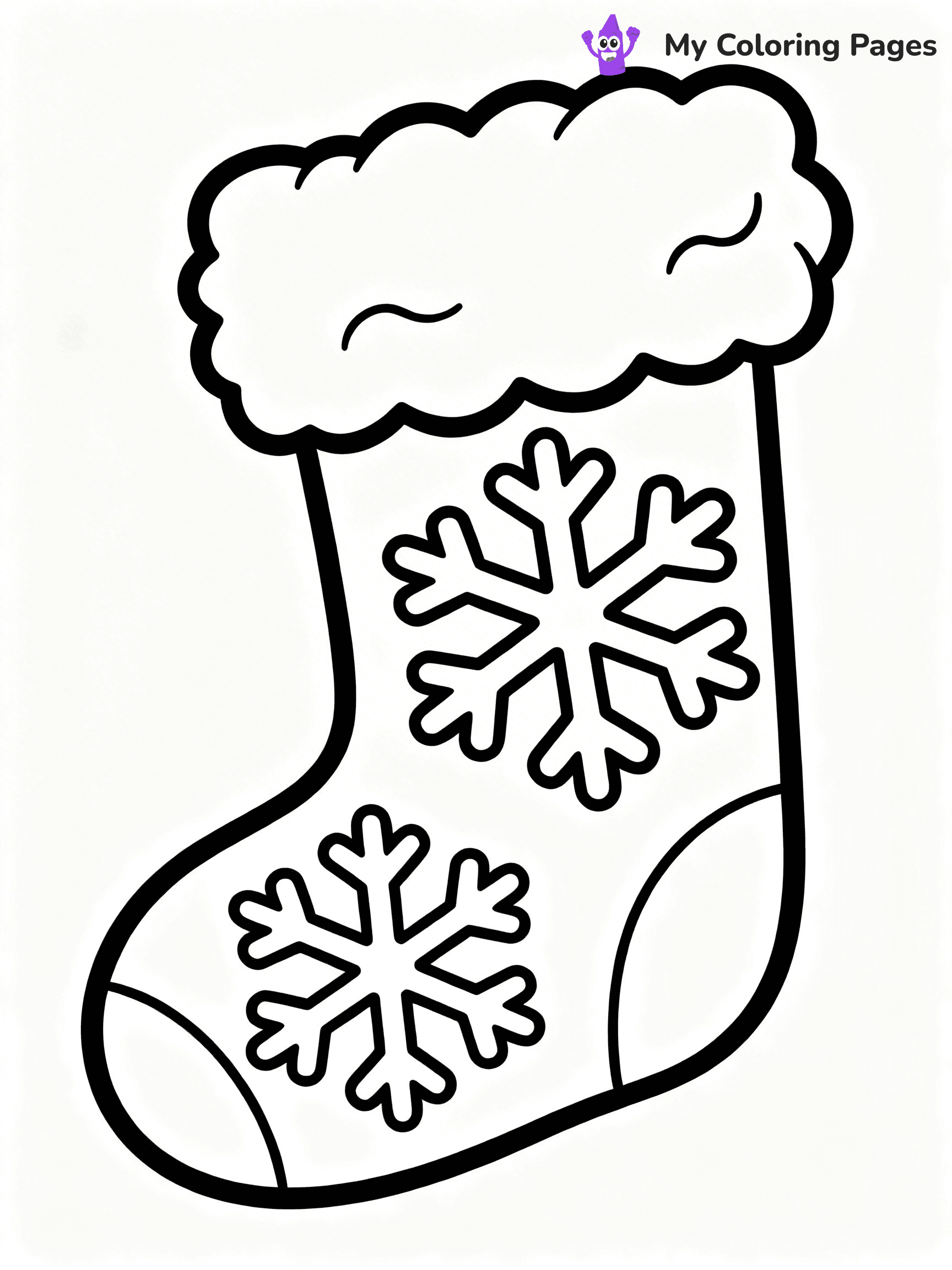 Christmas Stocking Coloring Pages - 14