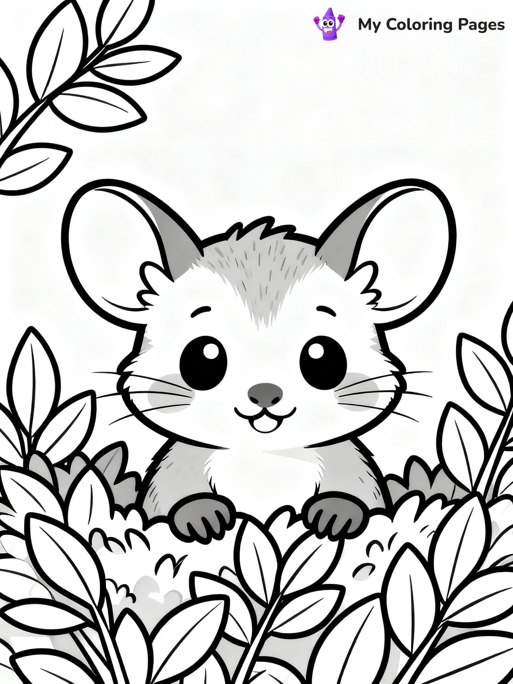Possum Coloring Pages - 24