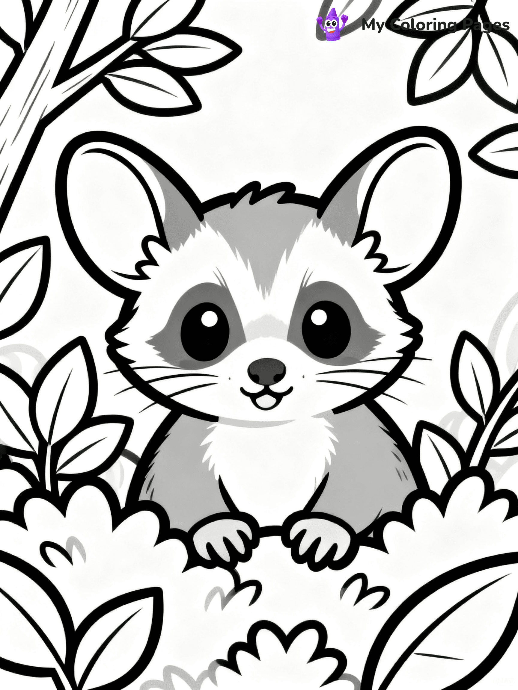 Possum Coloring Pages - 20