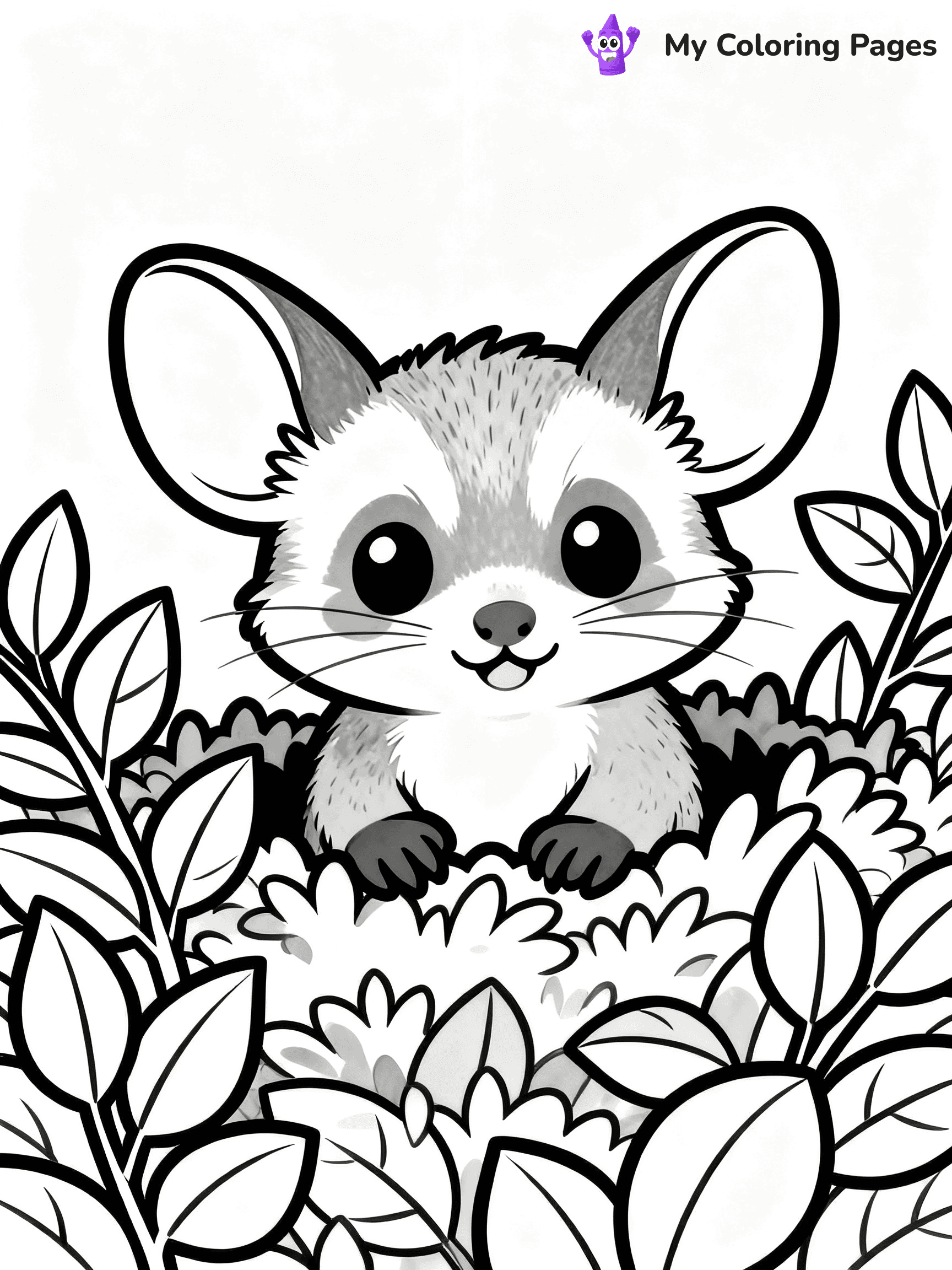 Possum Coloring Pages - 19