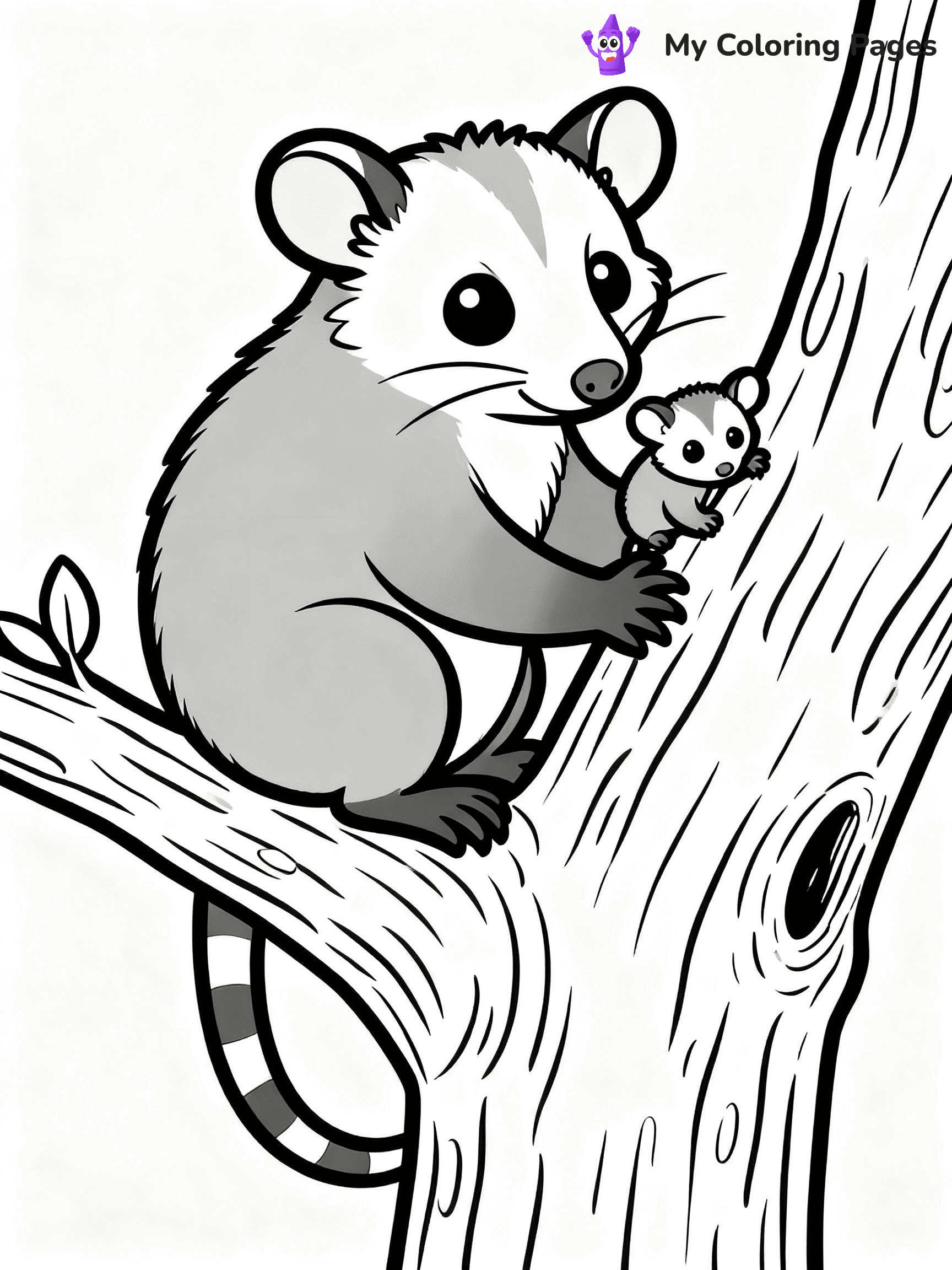 Possum Coloring Pages - 15