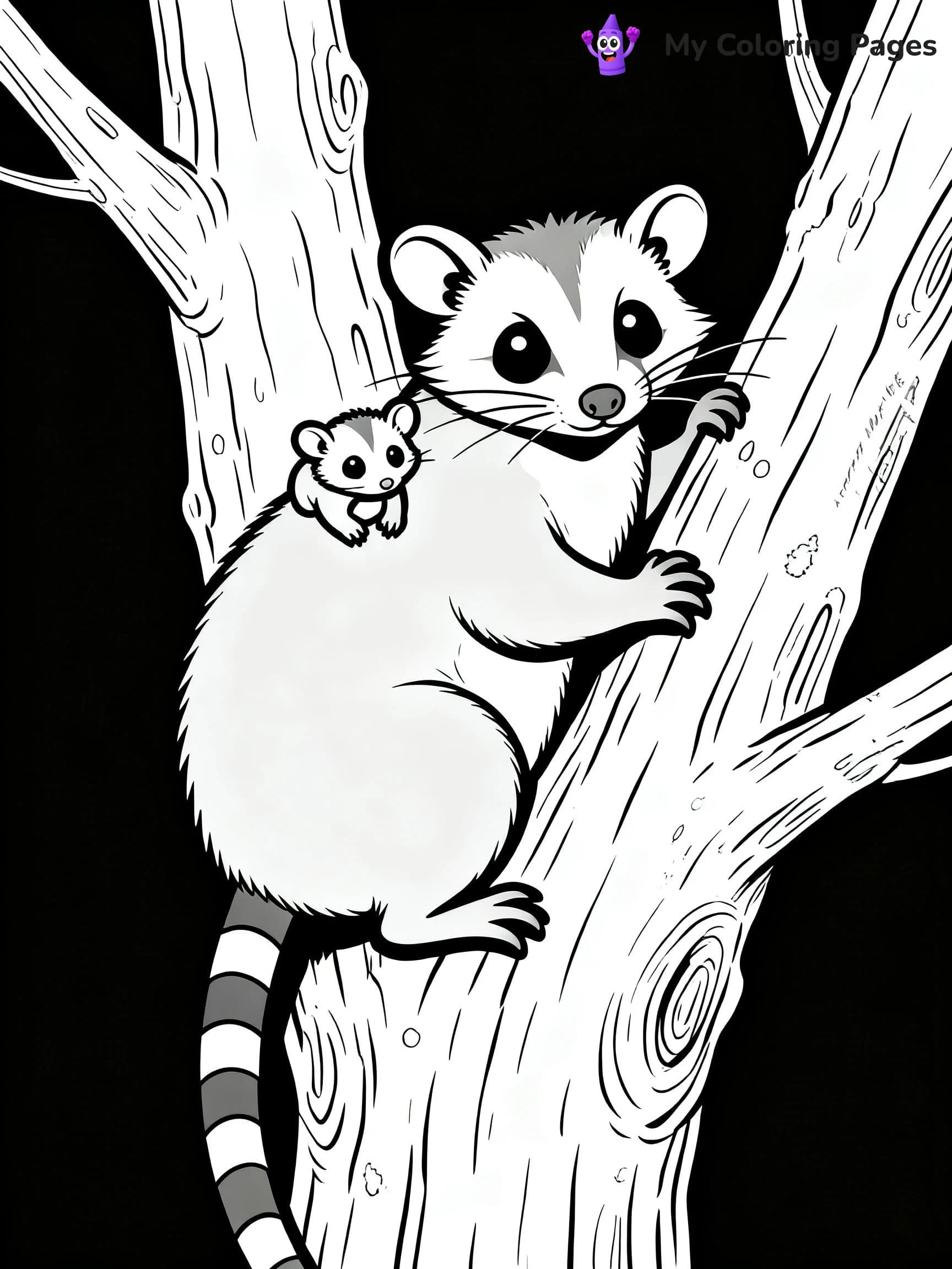 Possum Coloring Pages - 13
