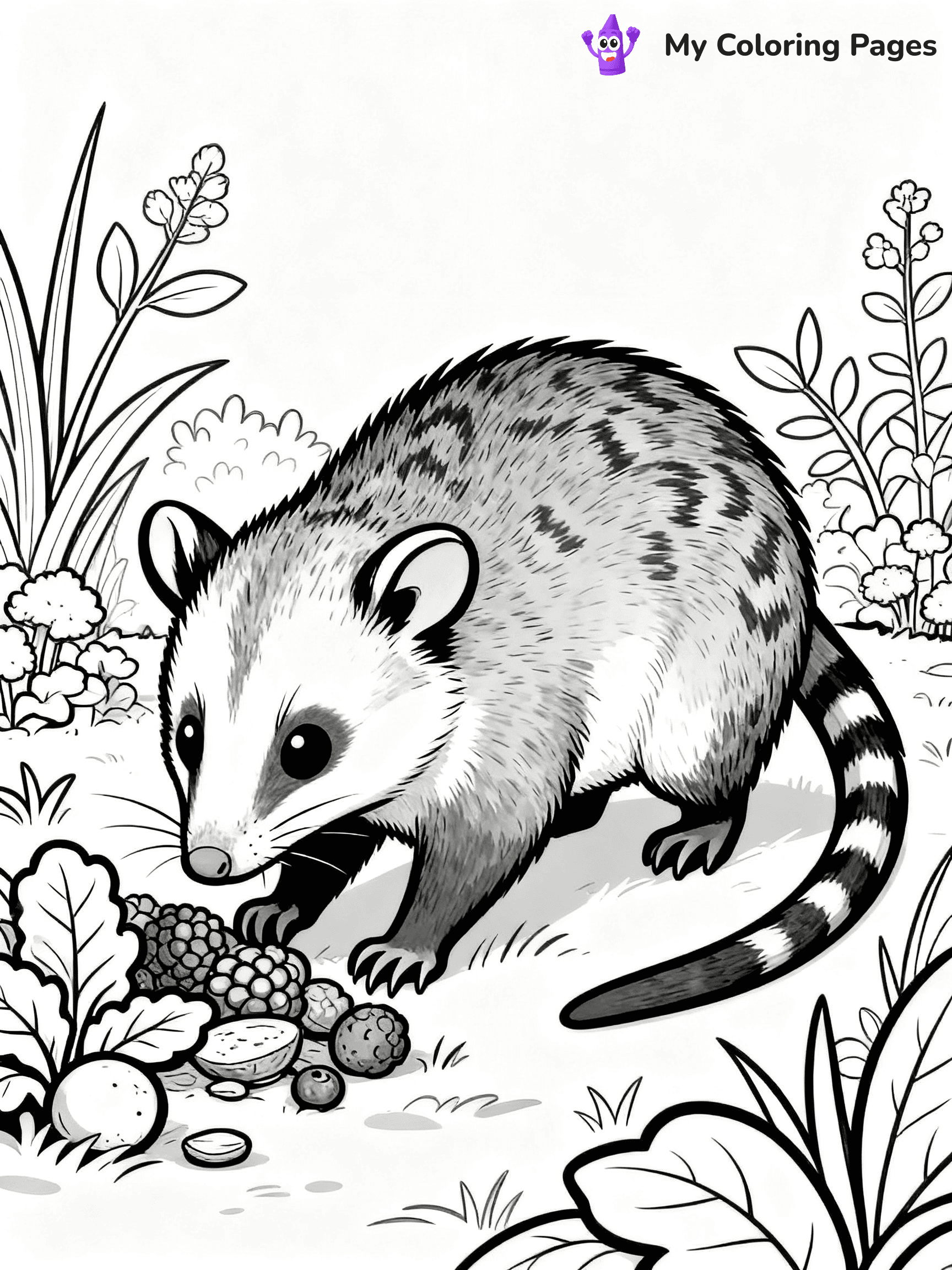 Possum Coloring Pages - 10