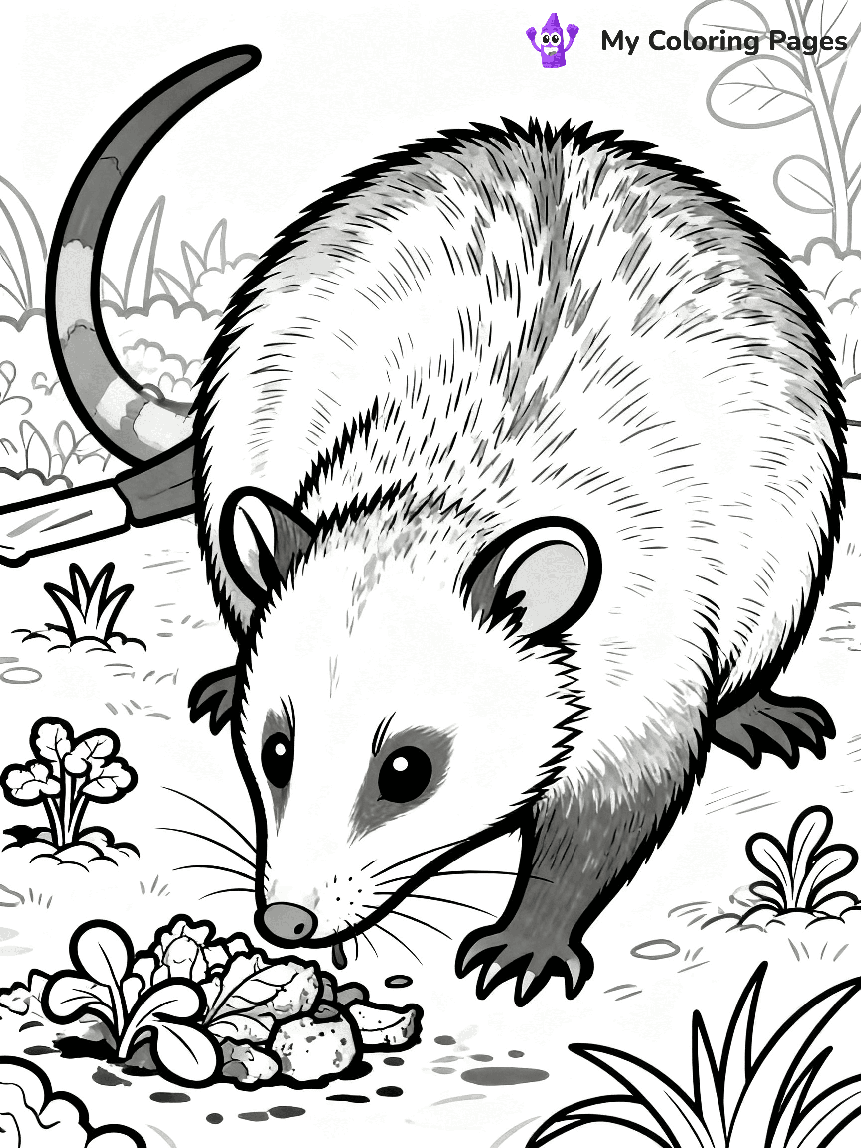 Possum Coloring Pages - 9