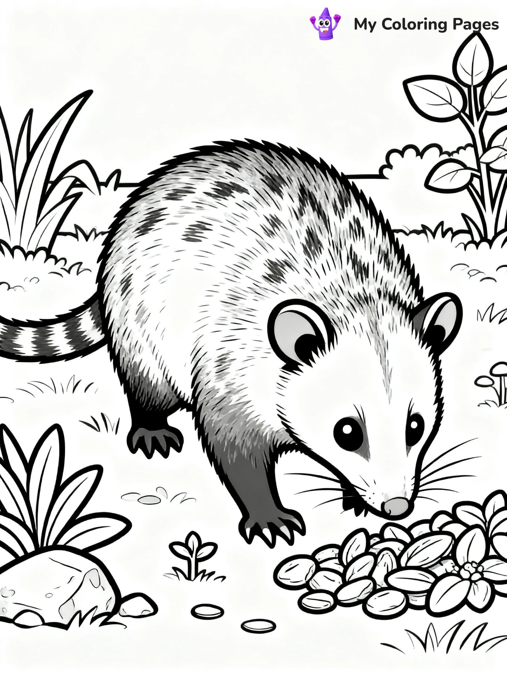 Possum Coloring Pages - 8