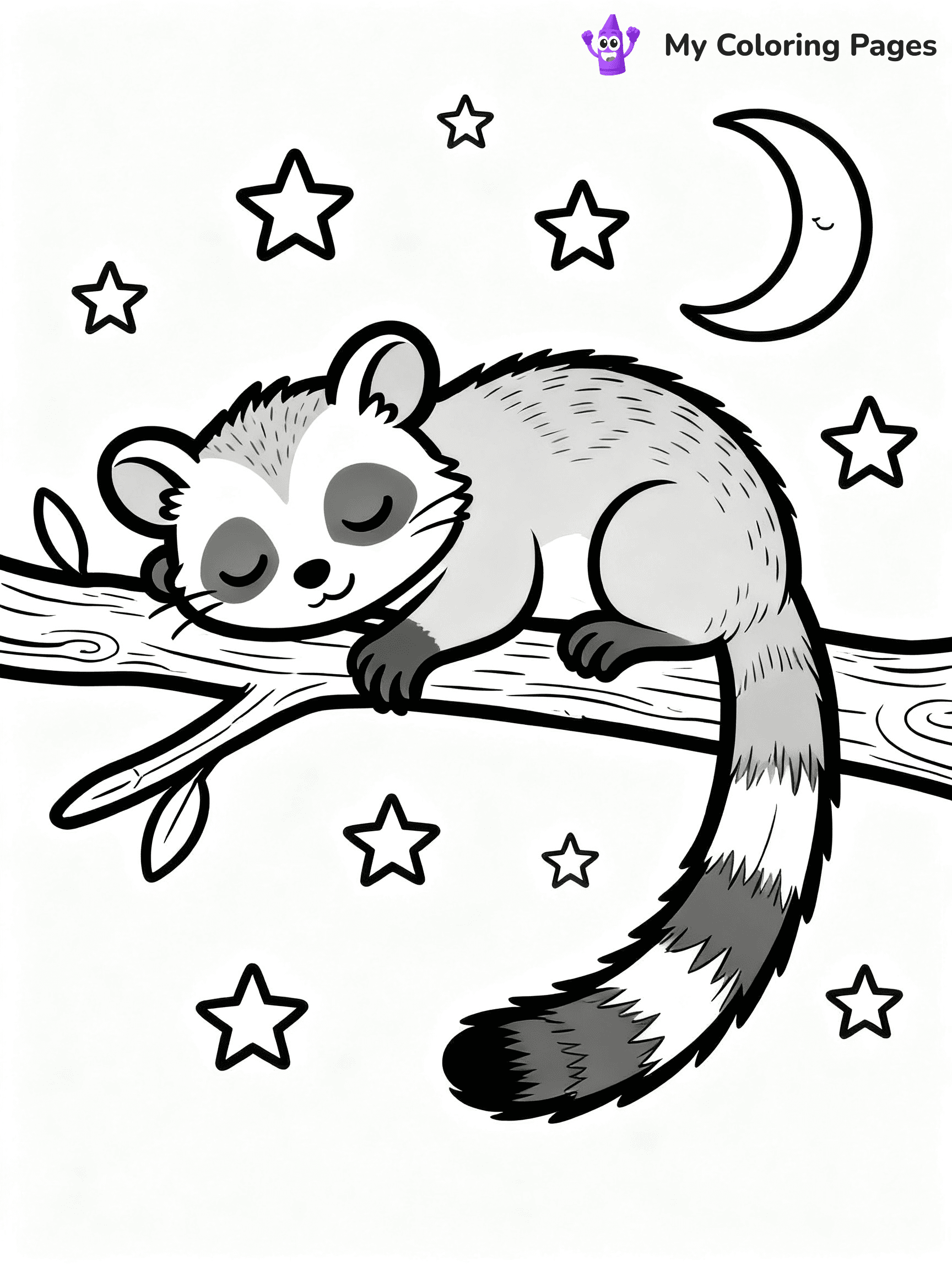 Possum Coloring Pages - 5