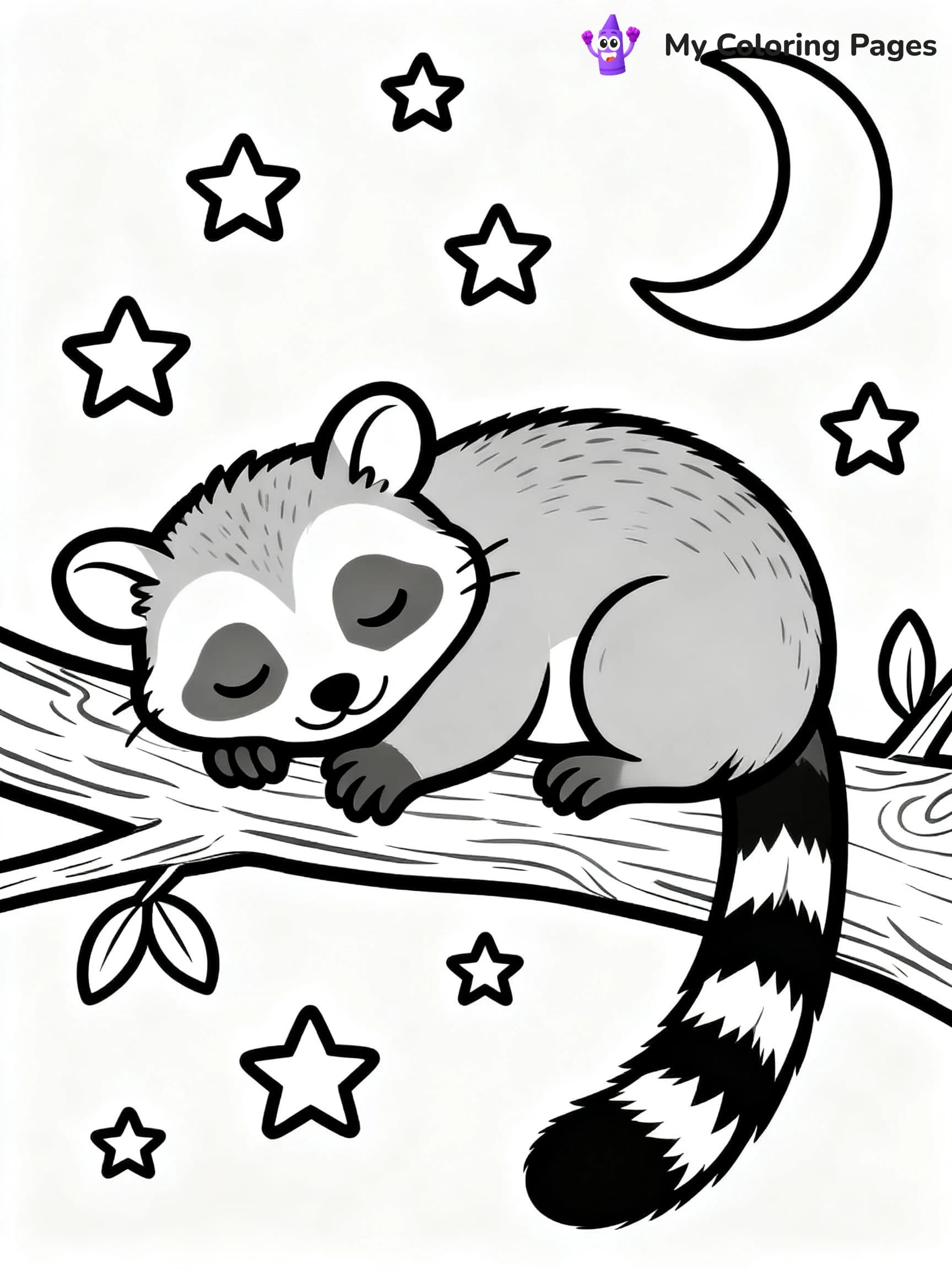 Possum Coloring Pages - 3