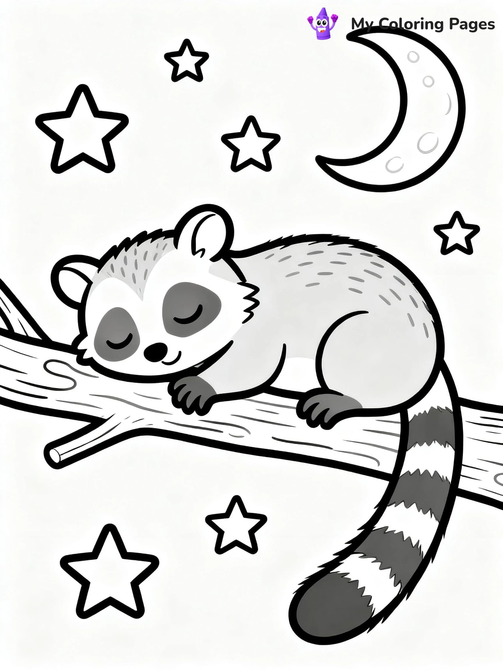 Possum Coloring Pages - 2