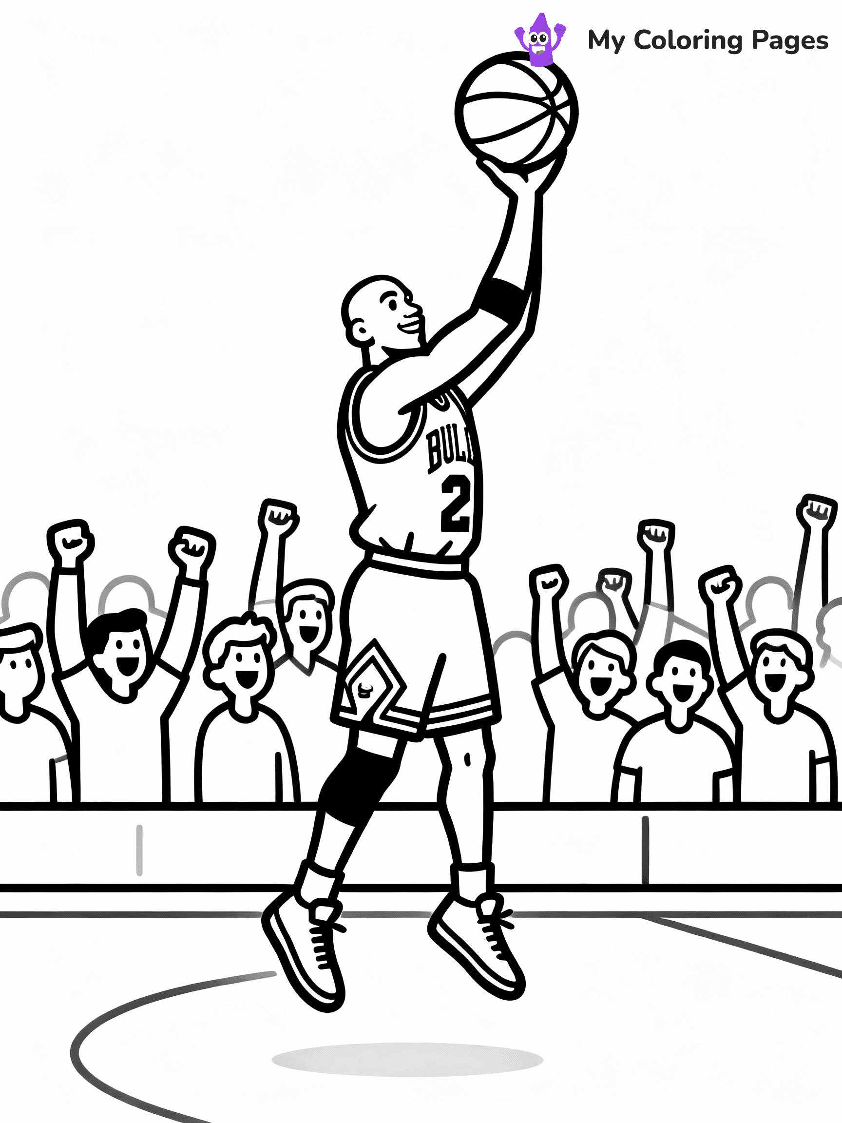 Michael Jordan Coloring Pages - 25