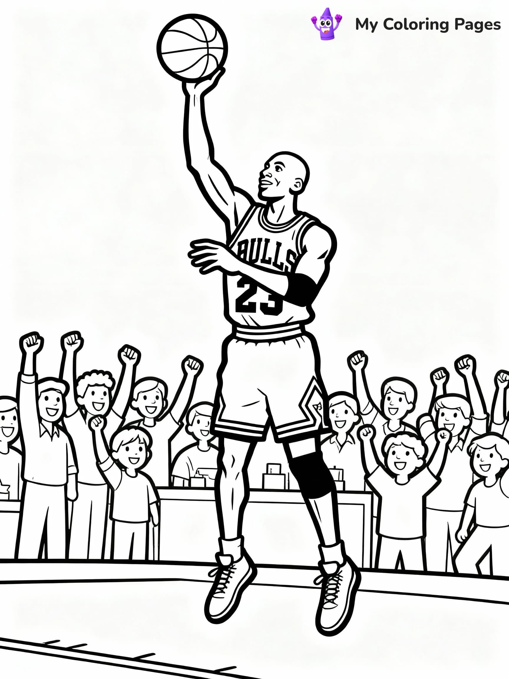 Michael Jordan Coloring Pages - 24