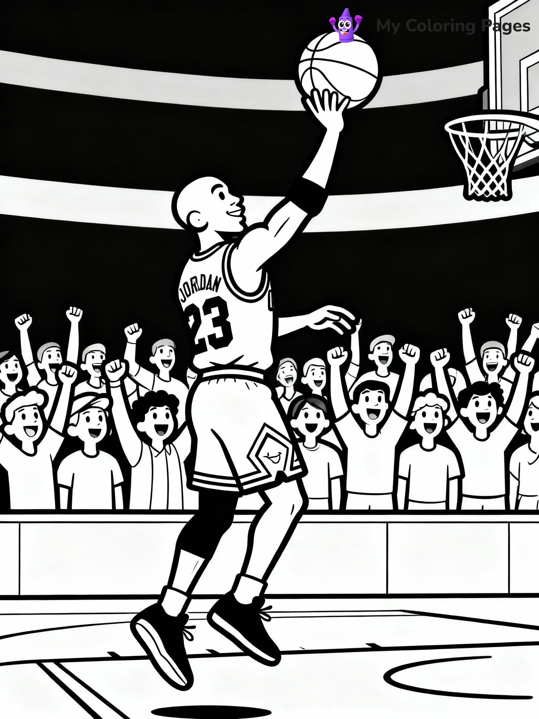 Michael Jordan Coloring Pages - 22