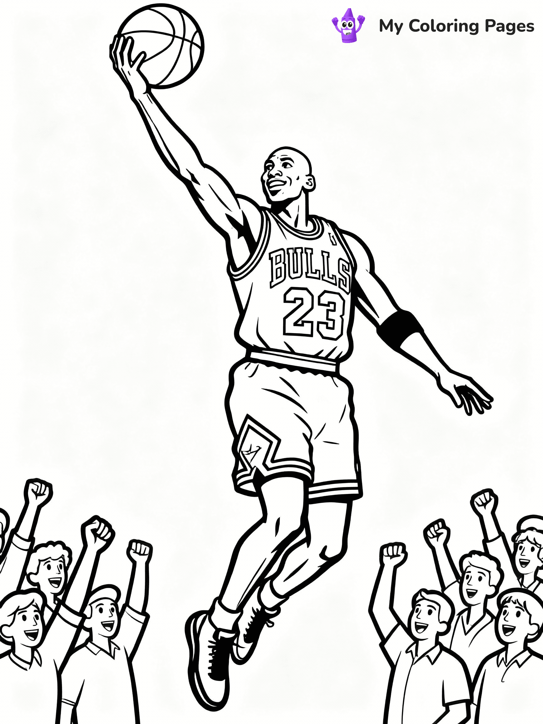 Michael Jordan Coloring Pages - 20