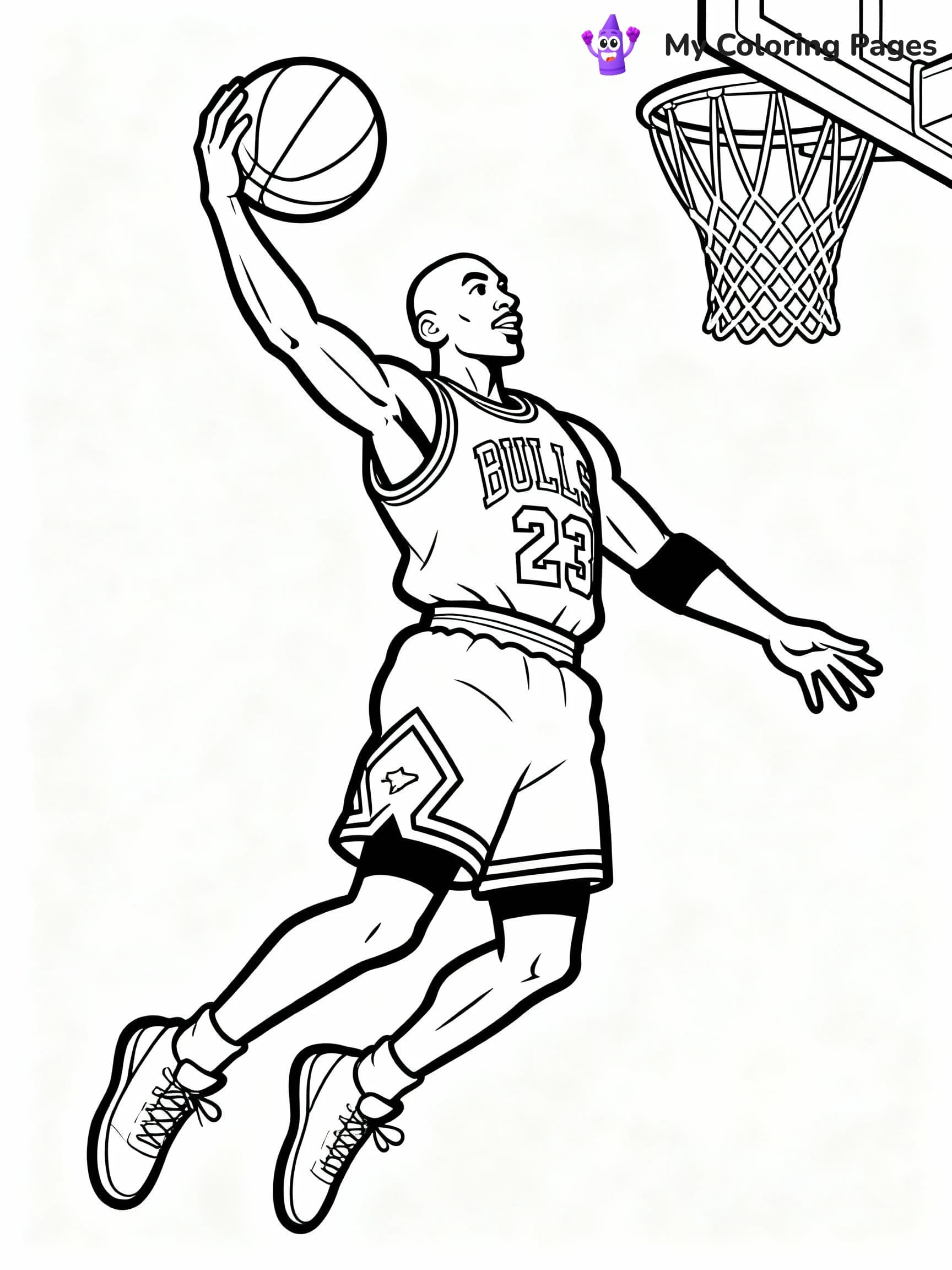 Michael Jordan Coloring Pages - 19