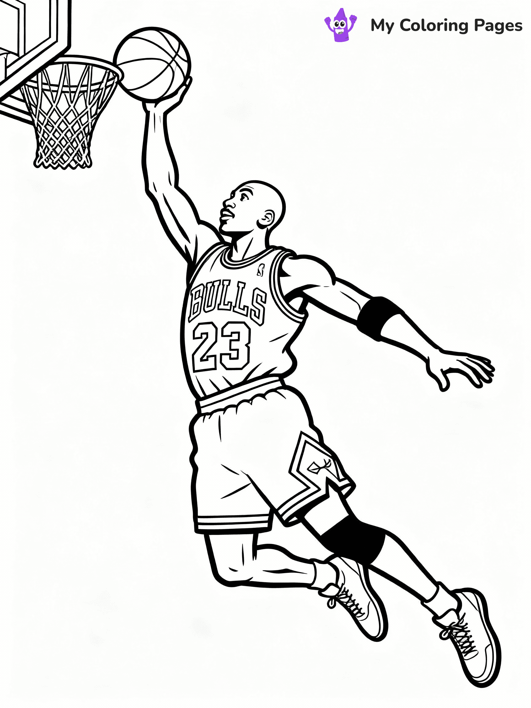 Michael Jordan Coloring Pages - 17