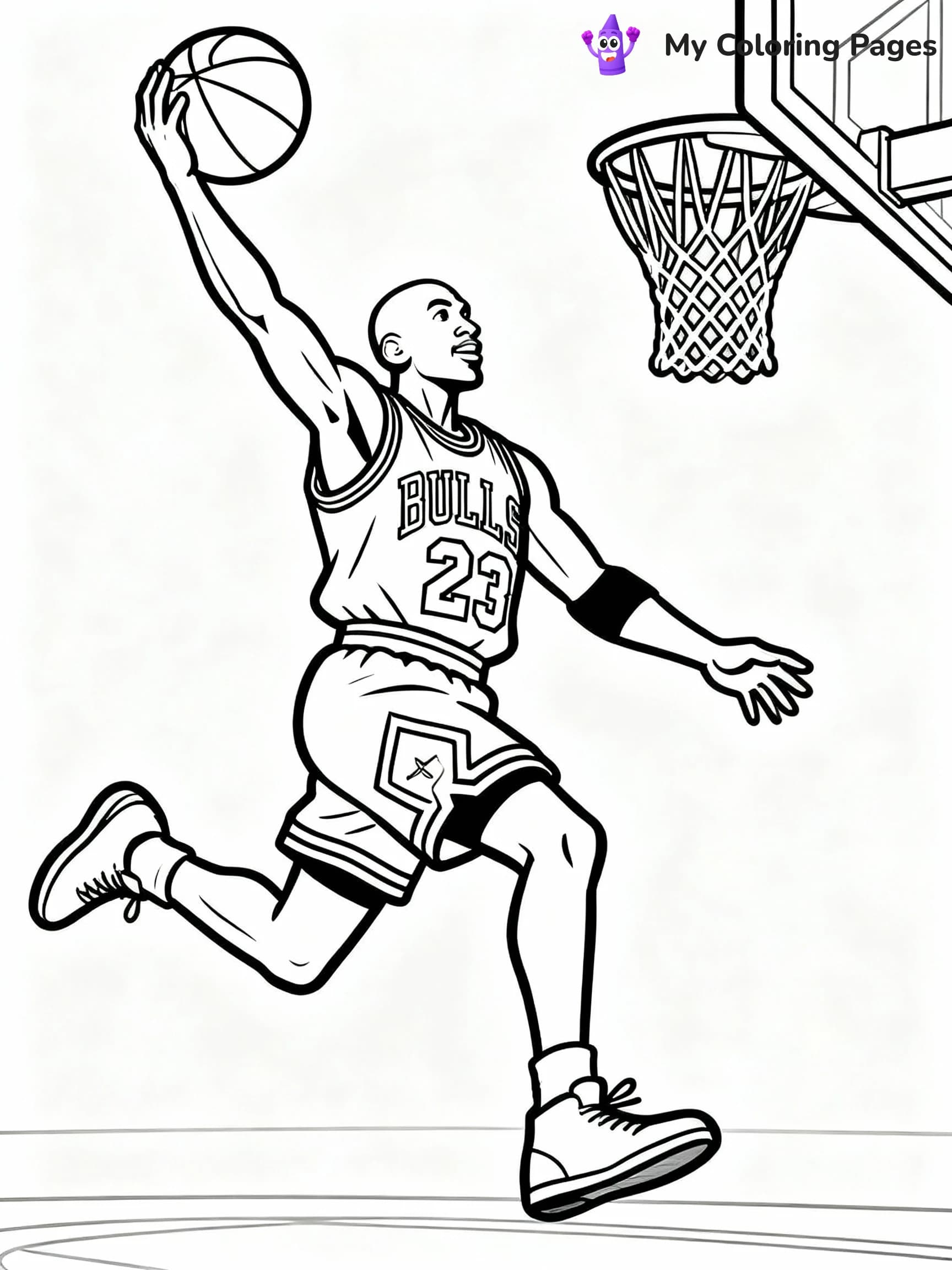 Michael Jordan Coloring Pages - 16